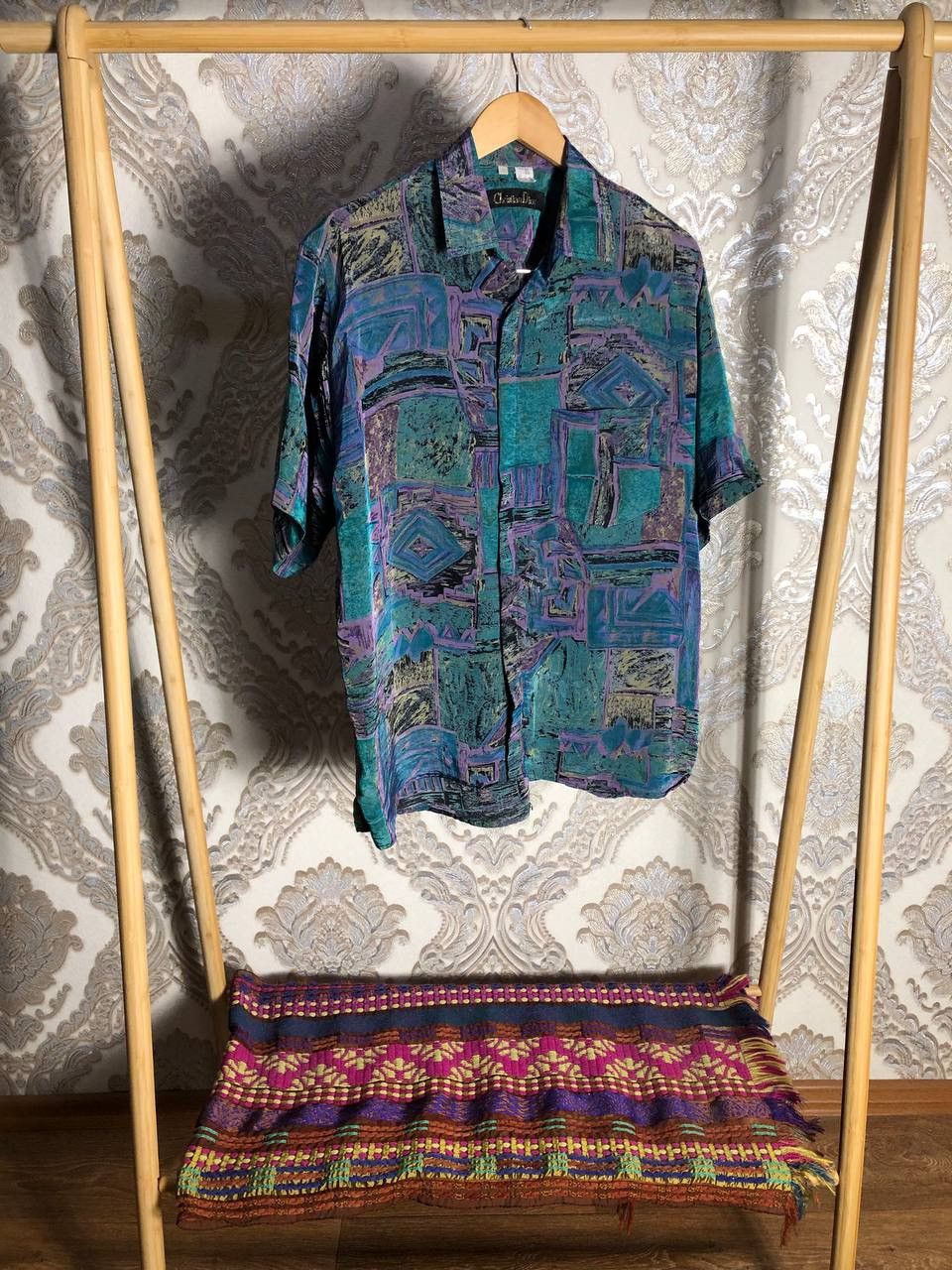 Vintage VINTAGE CHRISTIAN DIOR ITALIAN DESIGNER SHIRT RETRO Y2K 90s Size US L / EU 52-54 / 3 - 2 Thumbnail
