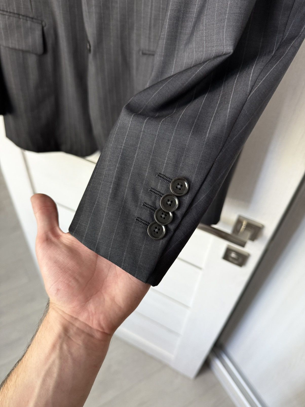 Pal Zileri Pal Zileri Blazer Vigrin Wool 120s Jacket 44R Suit Size 44R - 14 Thumbnail