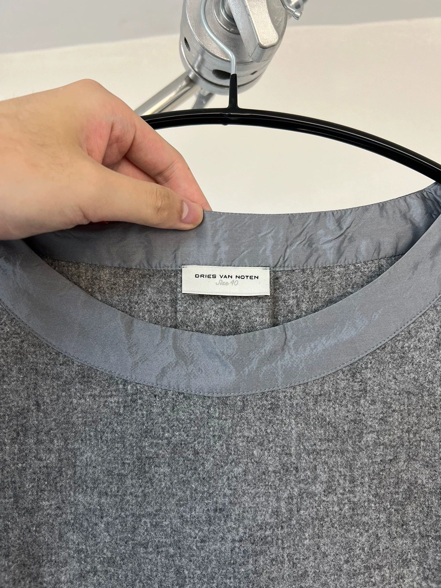 Dries Van Noten Dries Van Noten Wool Knit Dress 40 Dropped Shoulders Classic Size S / US 4 / IT 40 - 7 Thumbnail