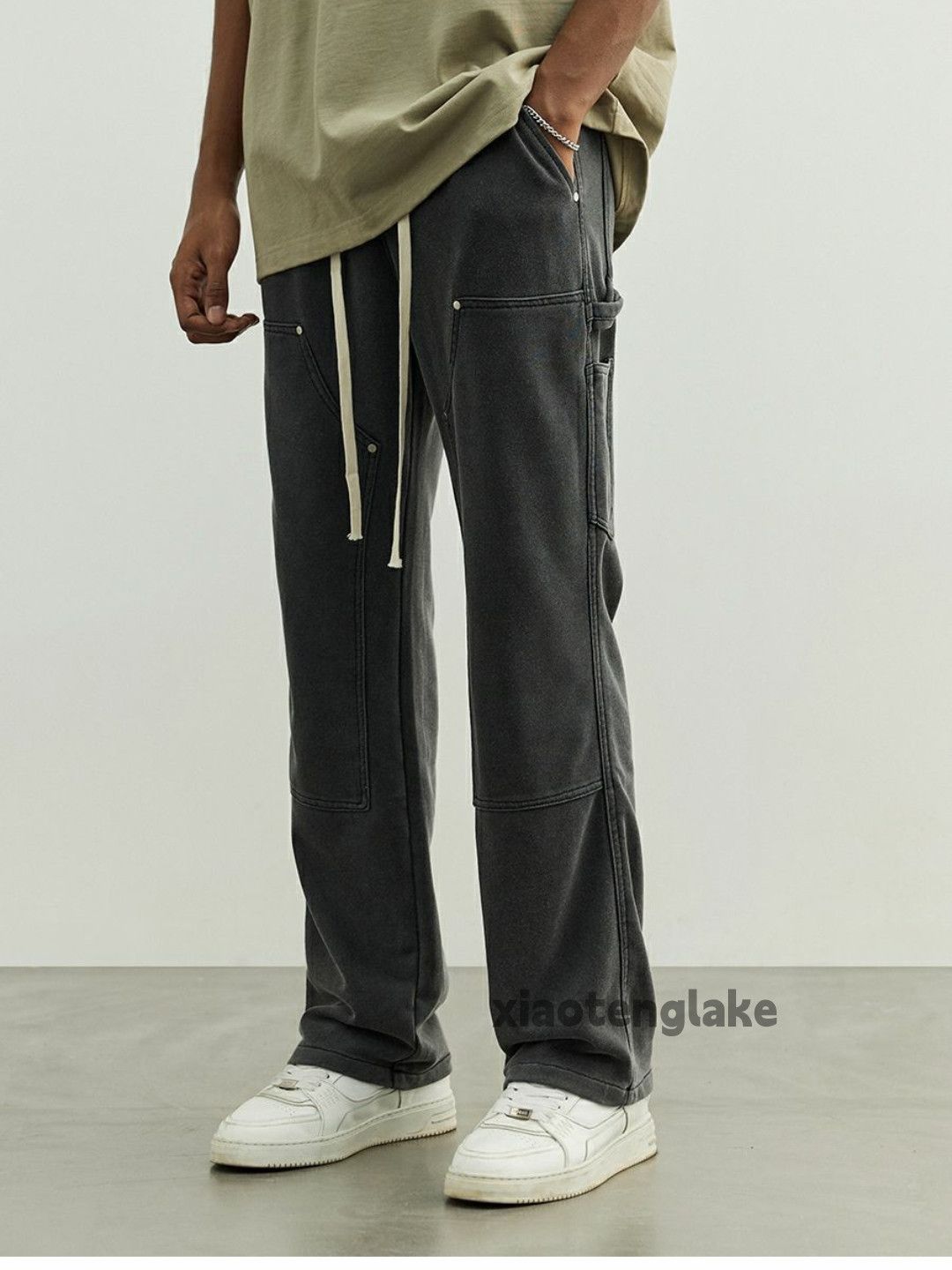 Designer × Vintage utility washed faded cleanfit yuppie outdoor sweatpants Size US 34 / EU 50 - 8 Thumbnail