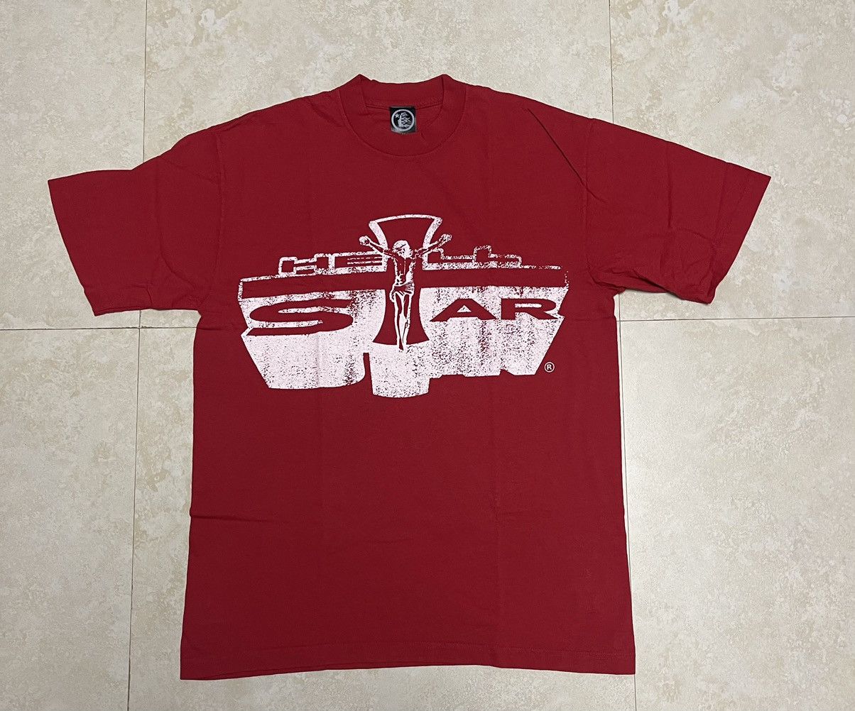 HellStar Jesus Emblem Red Tee