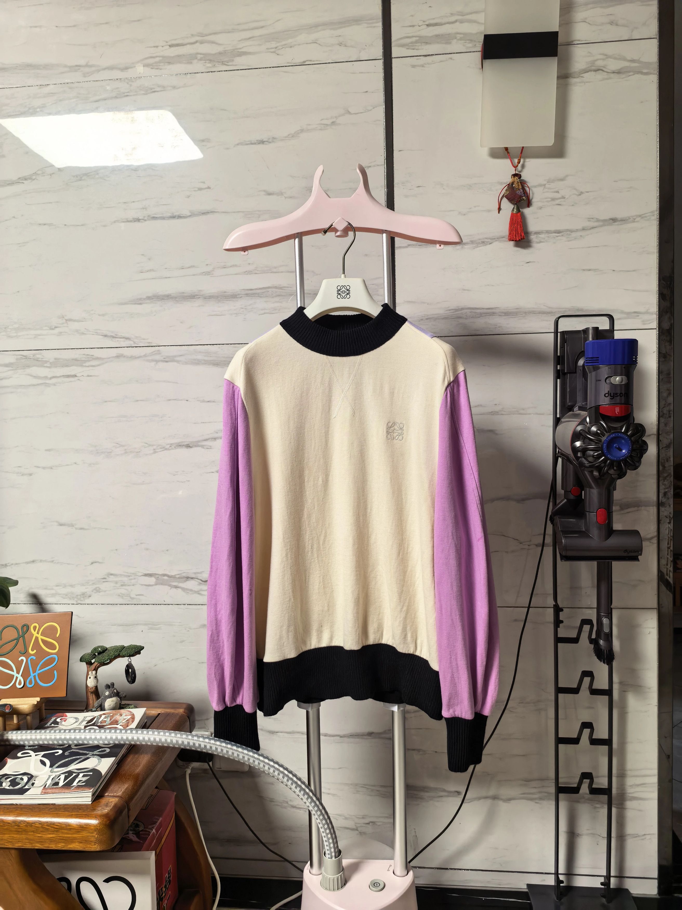 Loewe LOEWE FW21 High Neck Color Blocked M Hoodie Size M / US 6-8 / IT 42-44 - 1 Thumbnail