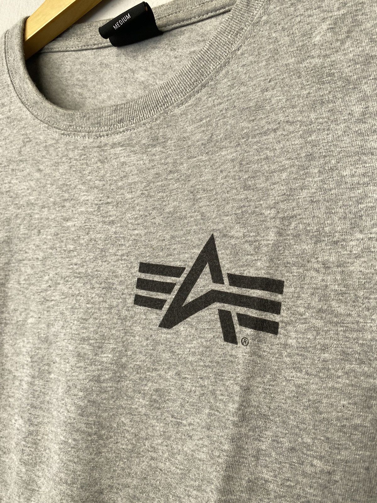 Alpha Industries Vintage Alpha Industries LS Tee Size US M / EU 48-50 / 2 - 2 Thumbnail