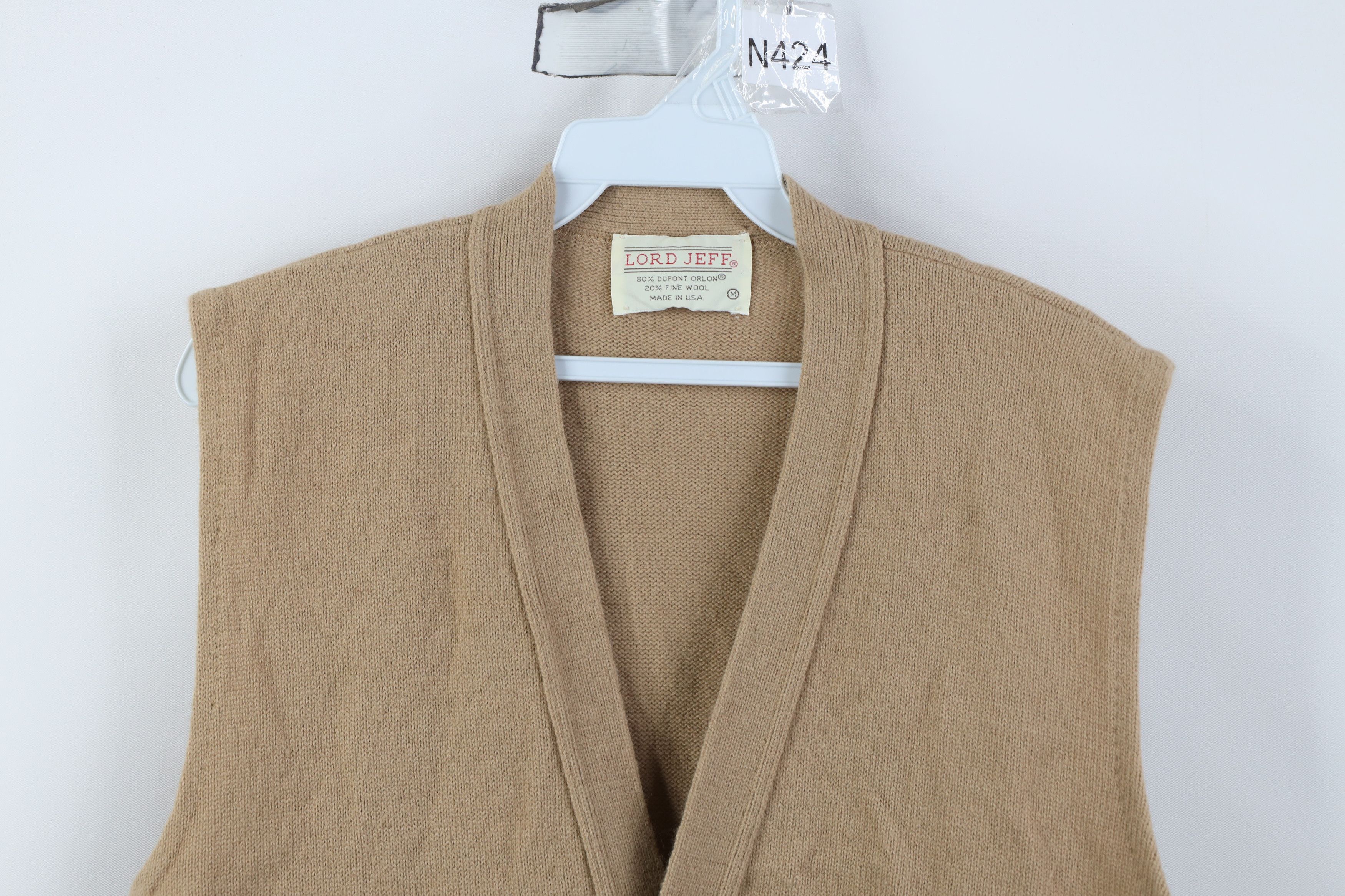 Vintage Vintage 70s Streetwear Knit Cardigan Sweater Vest USA Size US M / EU 48-50 / 2 - 2 Thumbnail
