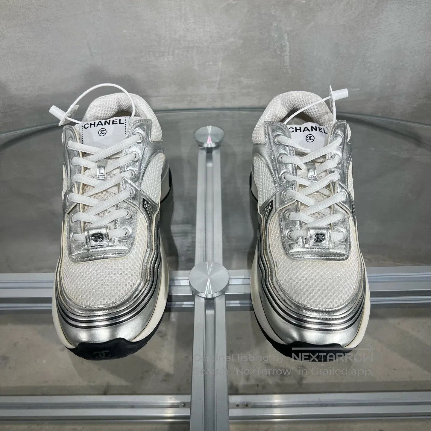 Chanel Chanel Silver Horn King shoes Size US 8 / IT 38 - 2 Thumbnail