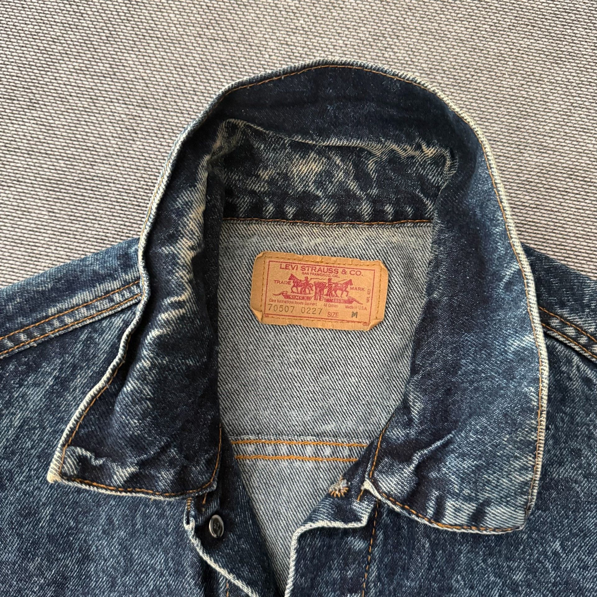 Levi's Vintage Clothing Levi's LVC70507 American Washed Denim Jacket Size US M / EU 48-50 / 2 - 3 Thumbnail