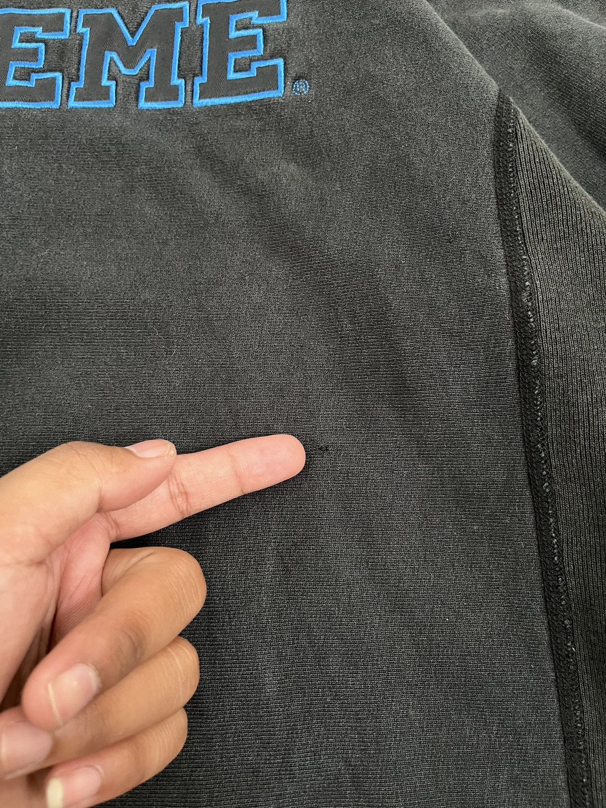 Supreme × Vintage Supreme Spell Out Outline Blue Size US L / EU 52-54 / 3 - 10 Thumbnail