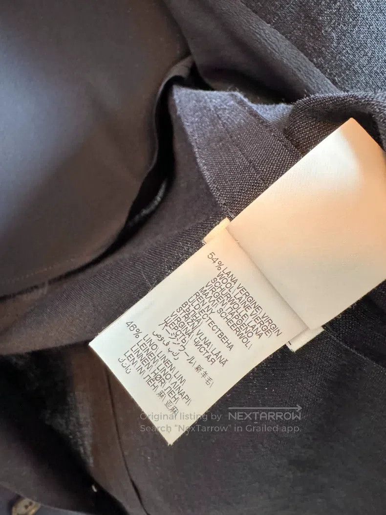 Brunello Cucinelli Brunello Cucinelli Beaded Wool Linen Blazer Jacket Size S / US 4 / IT 40 - 7 Thumbnail