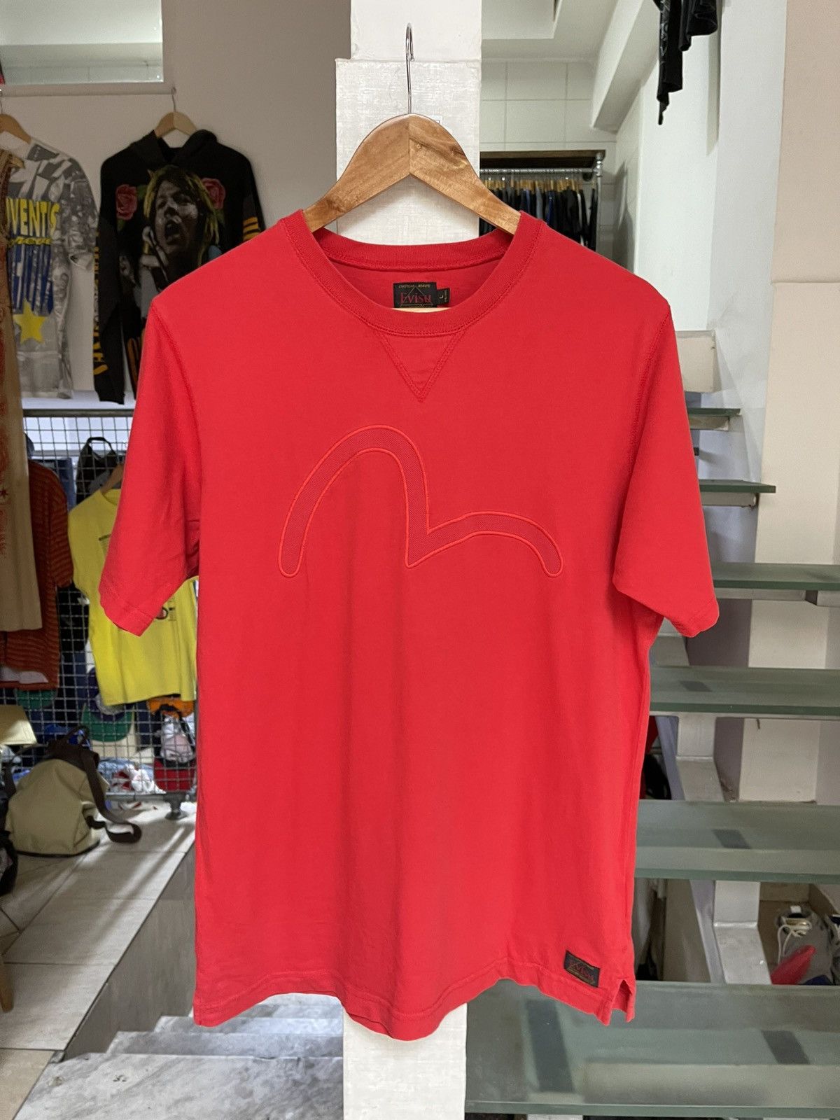 Evisu Evisu Red On Red t shirt Size US L / EU 52-54 / 3 - 1 Thumbnail