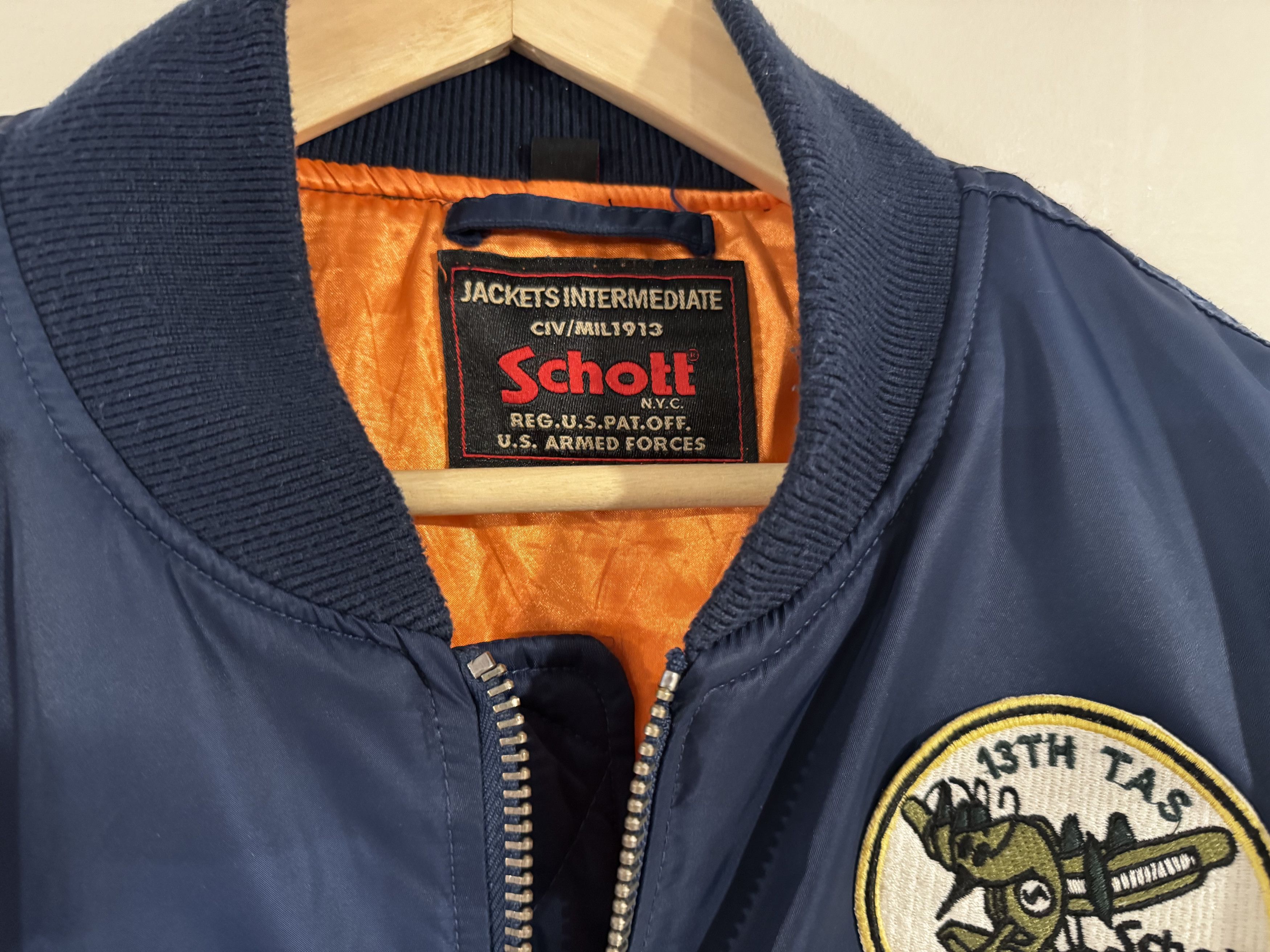 Schott West Pacific Bomber Jacket Size US M / EU 48-50 / 2 - 6 Thumbnail
