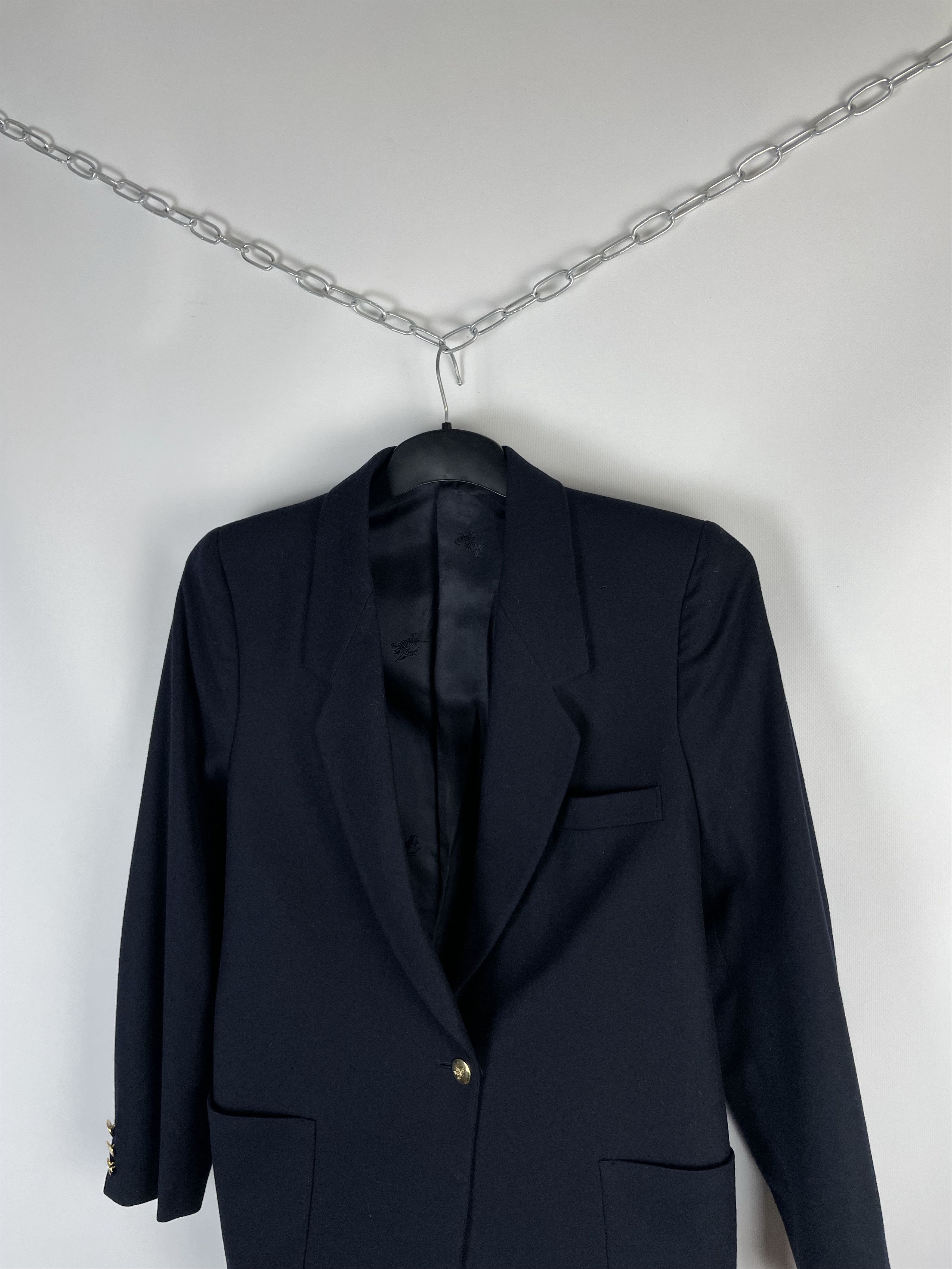 Burberry × Vintage Burberry vintage blazer women Size M / US 6-8 / IT 42-44 - 3 Thumbnail