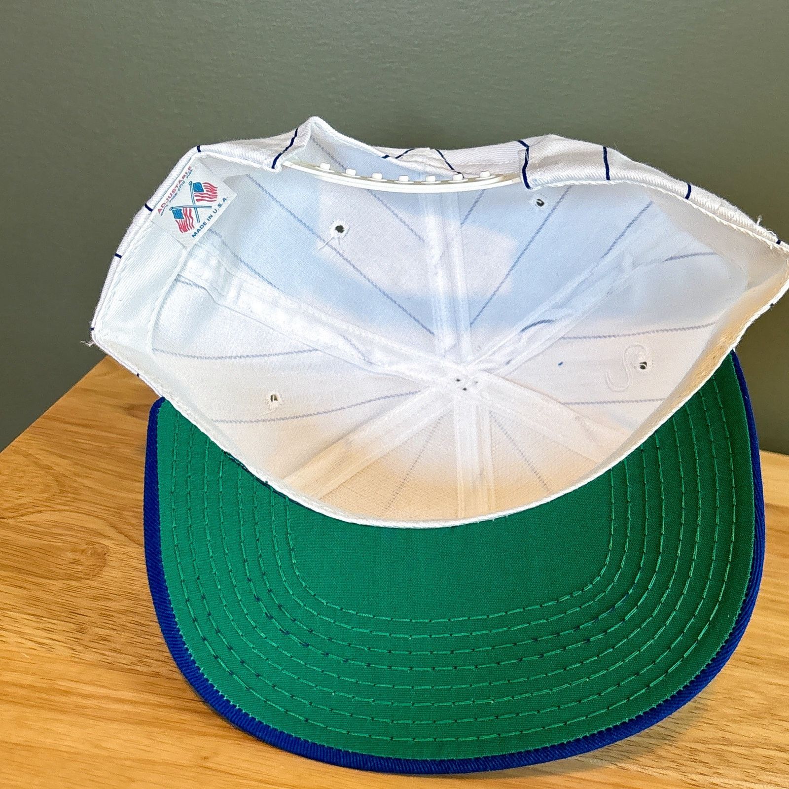 Other Vtg Air Force Reserve Blue Pinstripes Baseball Snapback Hat Size ONE SIZE - 6 Thumbnail