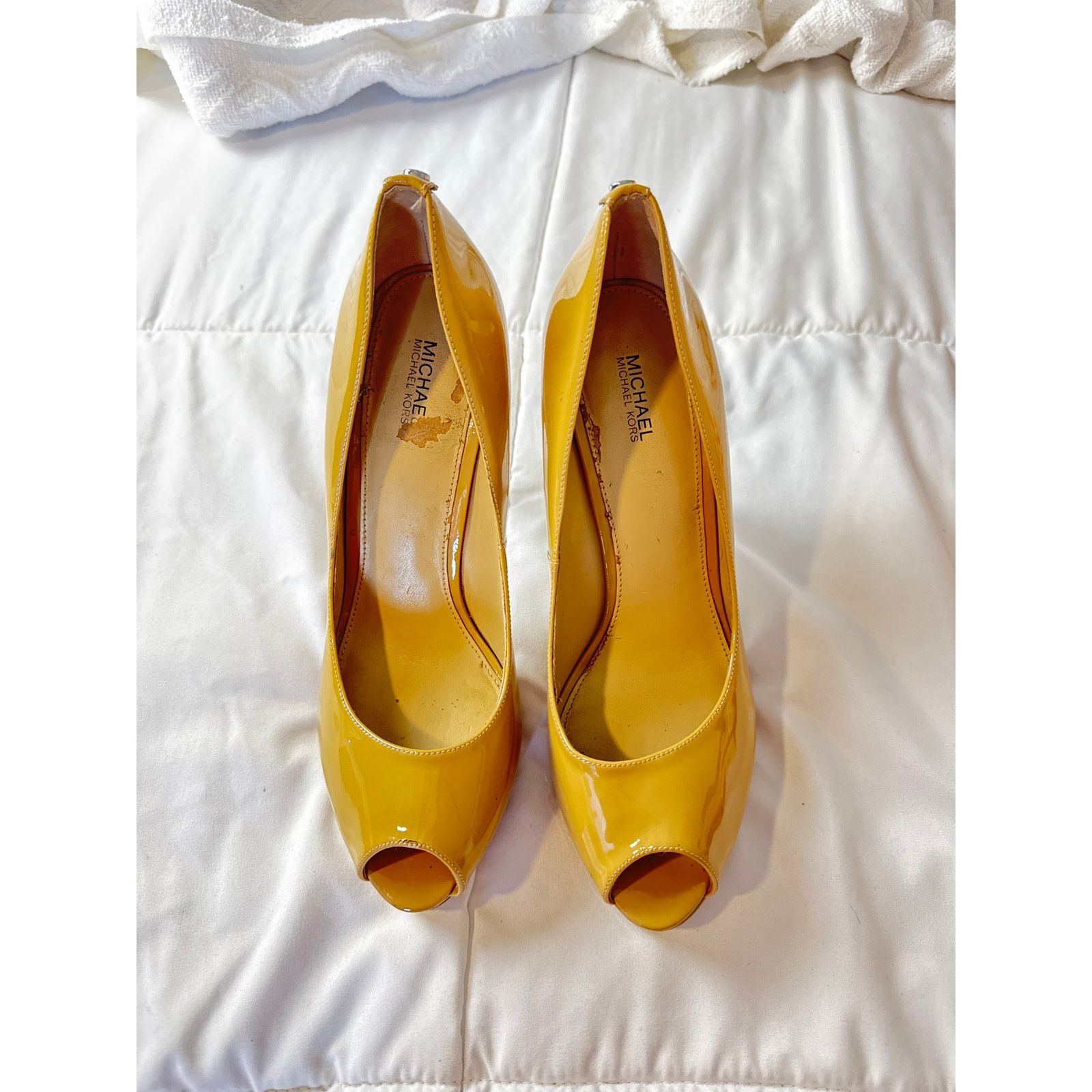 Michael Kors Michael Kors Peep Toe Platform Pumps Women’s 9.5M Heels Size US 9.5 / IT 39.5 - 3 Thumbnail