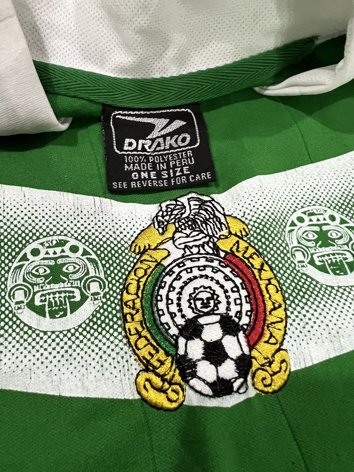 Mexicana × Vintage Vintage 2006 Drako Mexico Team World Cup Germany Home Jersey Size US L / EU 52-54 / 3 - 4 Thumbnail