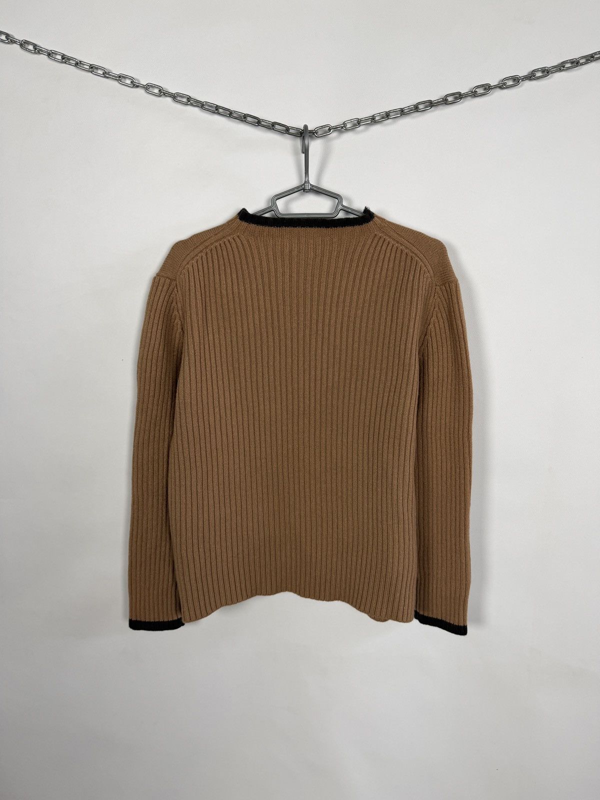 Versace Jeans Couture Versace Jeans Couture Crewneck Wool Sweater Italy Size M Size US M / EU 48-50 / 2 - 12 Thumbnail