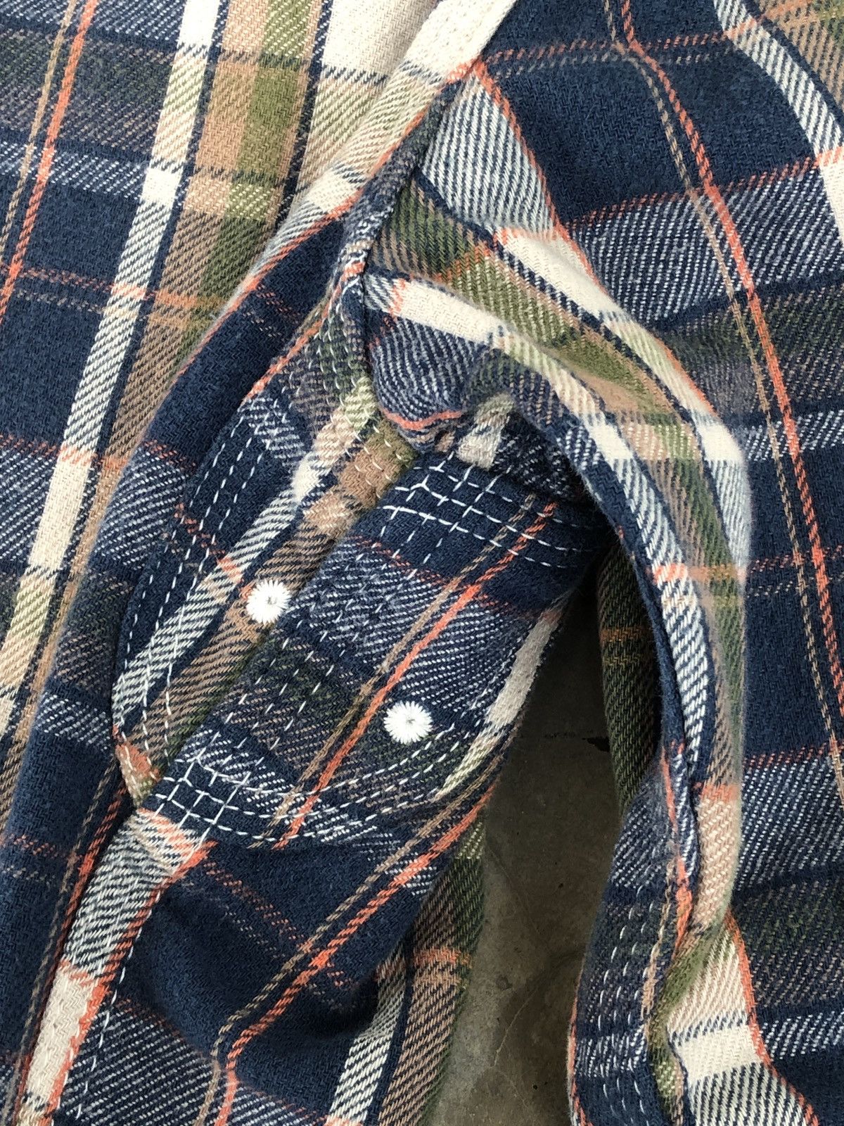 Beams Japan Vintage Classic Beams Hearts Flannel Shirt Plaid Button Up Size US M / EU 48-50 / 2 - 10 Thumbnail