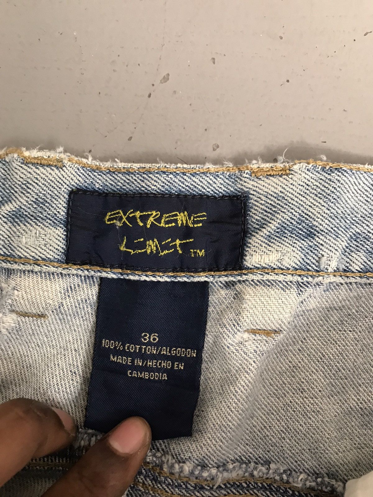 JNCO × Vintage Vintage extreme limit carpenter denim short Size US 35 - 5 Thumbnail