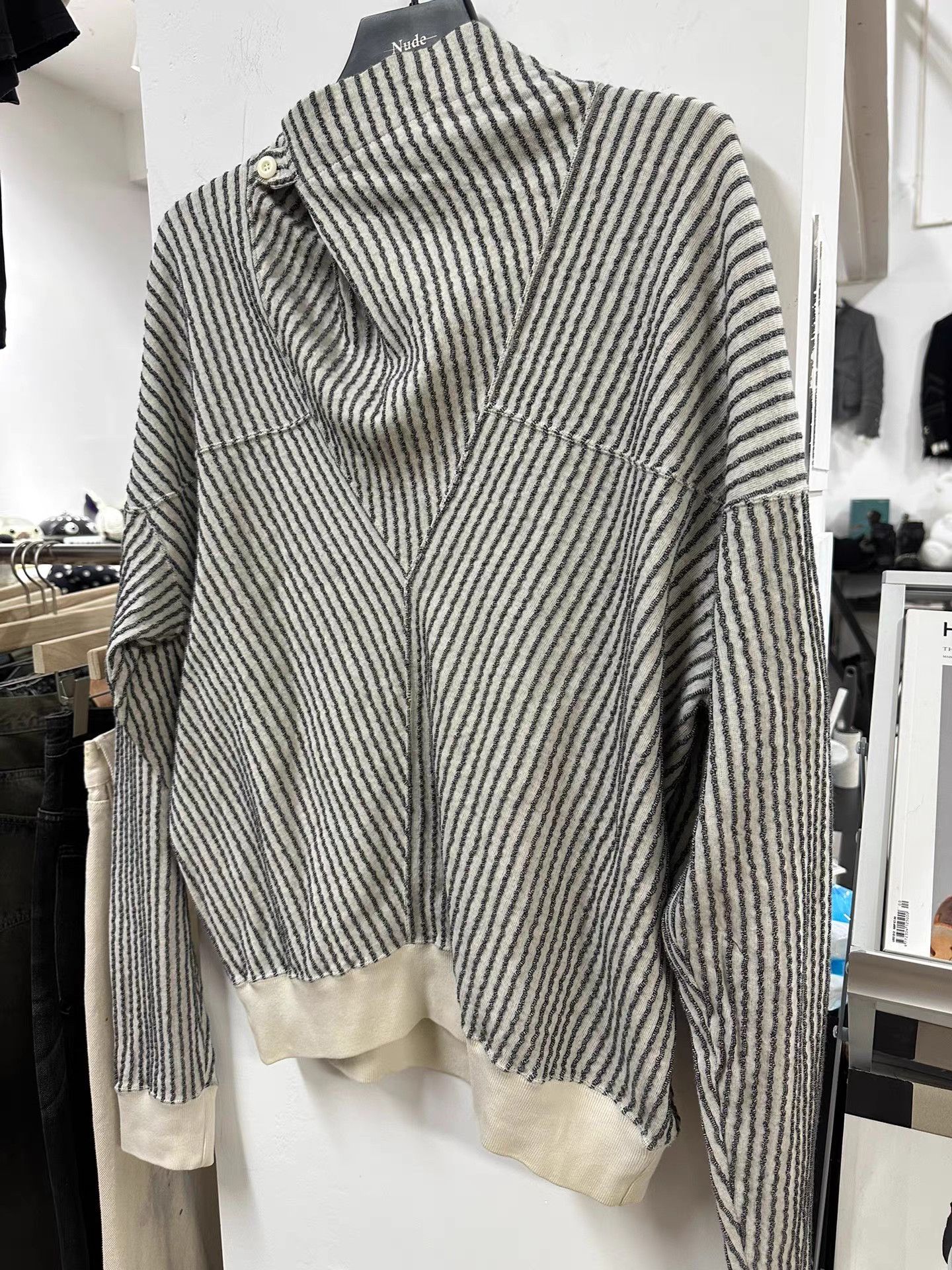 Issey Miyake Issey miyake men Asymmetric Collar Long Sleeve Top K20 Size US S / EU 44-46 / 1 - 2 Thumbnail