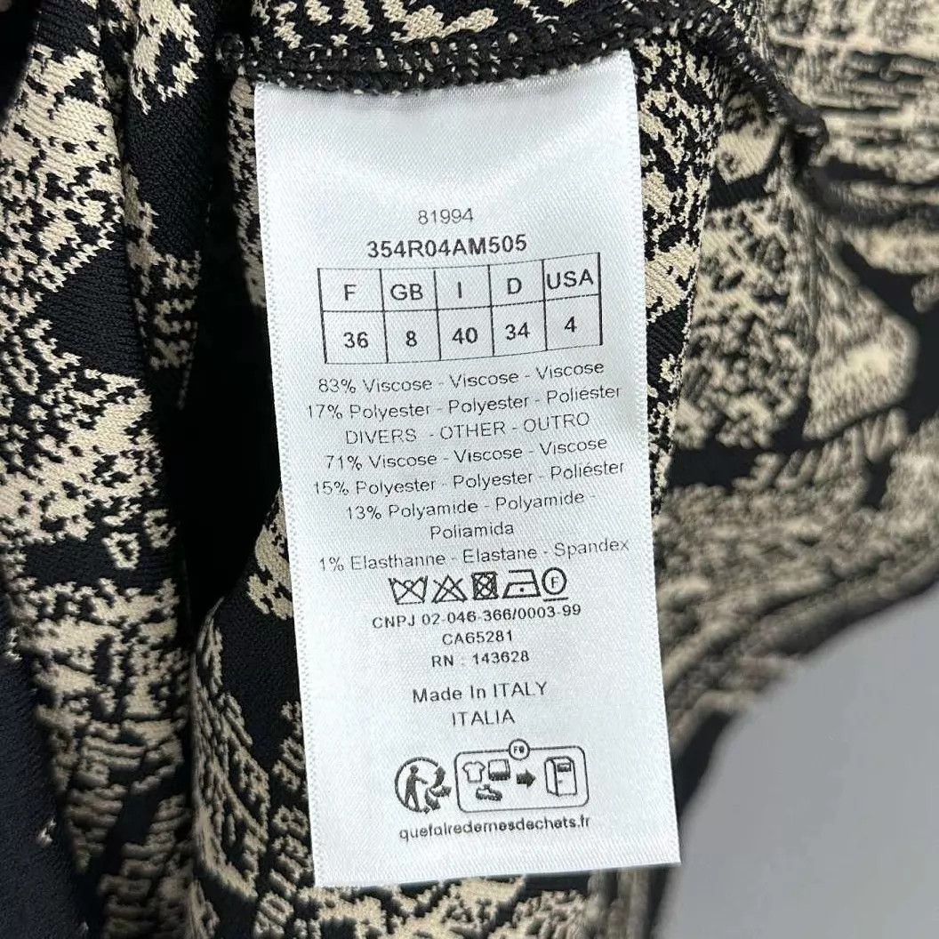 Dior Dior Paris Map Knit Dress 99 New 36 Size XS / US 0-2 / IT 36-38 - 5 Thumbnail