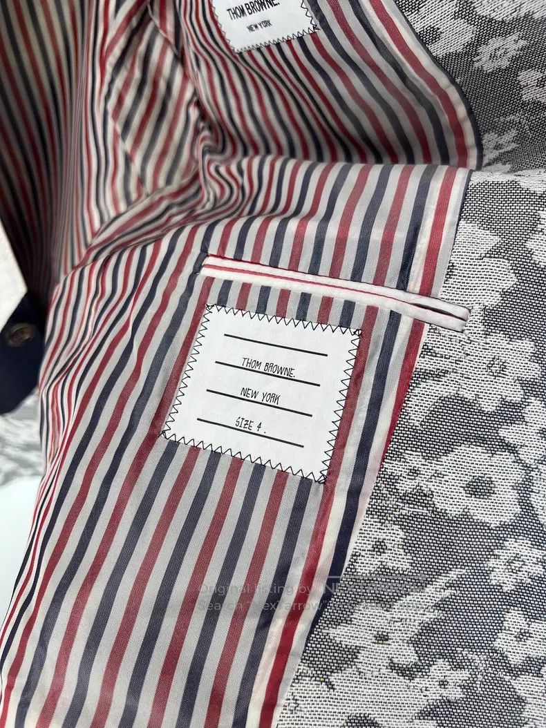 Thom Browne Thom Browne Grey Jacket Size US XL / EU 56 / 4 - 5 Thumbnail