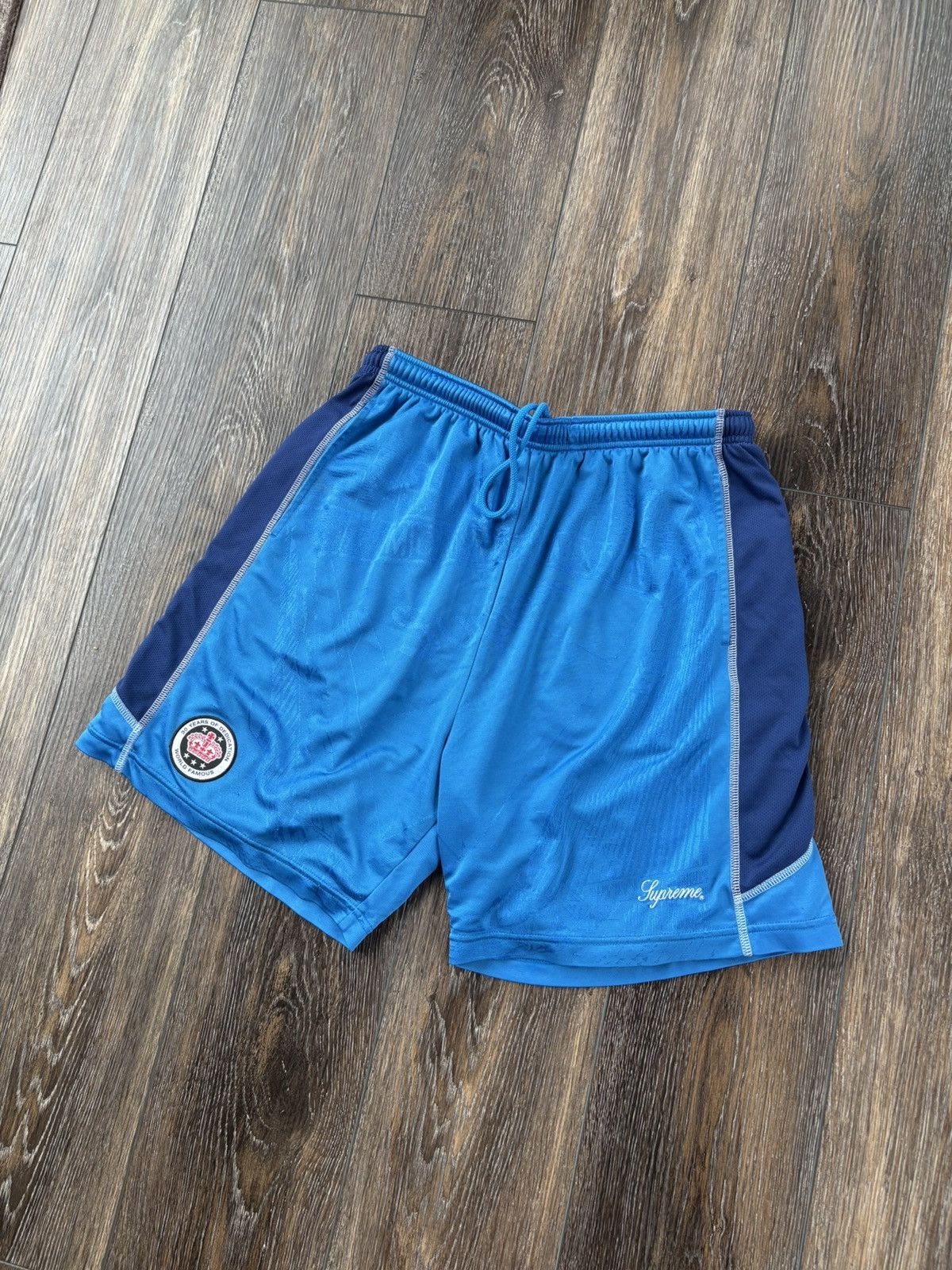 Supreme Supreme Floral Jacquard Shorts (SS26) – Navy – Medium 
