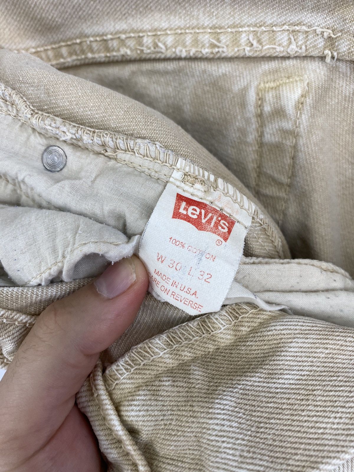 Levi's 🇺🇸 Vintage 90s Levi’s 550 Made in USA 30X32 Rare Retro Y2K Size US 32 / EU 48 - 10 Thumbnail