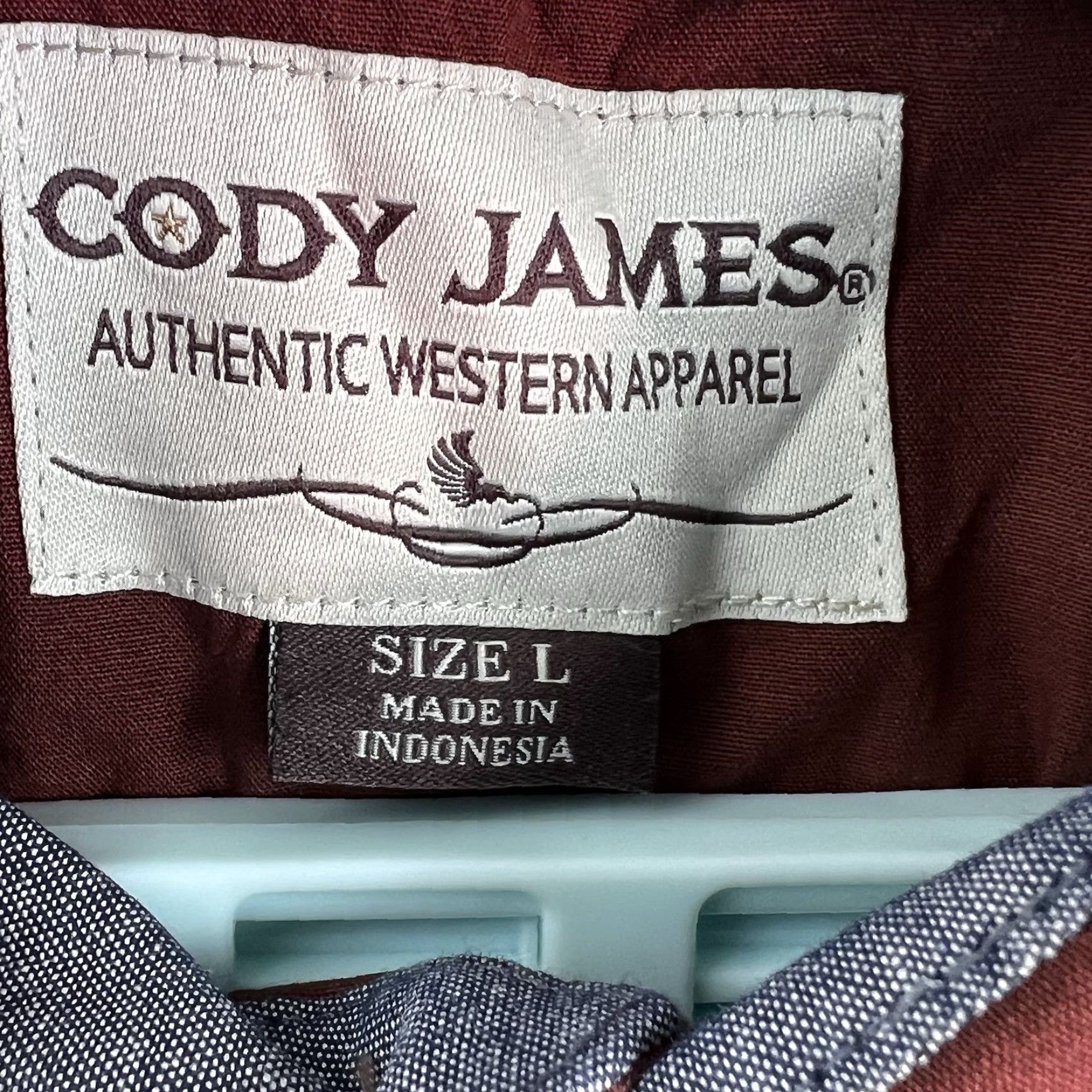 Cody James Cody James Western Button-Up Shirt Mens L Rust Color Embroidered Pockets Casual Workwear Cotton Long Sleeve Button-Up Size US L / EU 52-54 / 3 - 5 Thumbnail