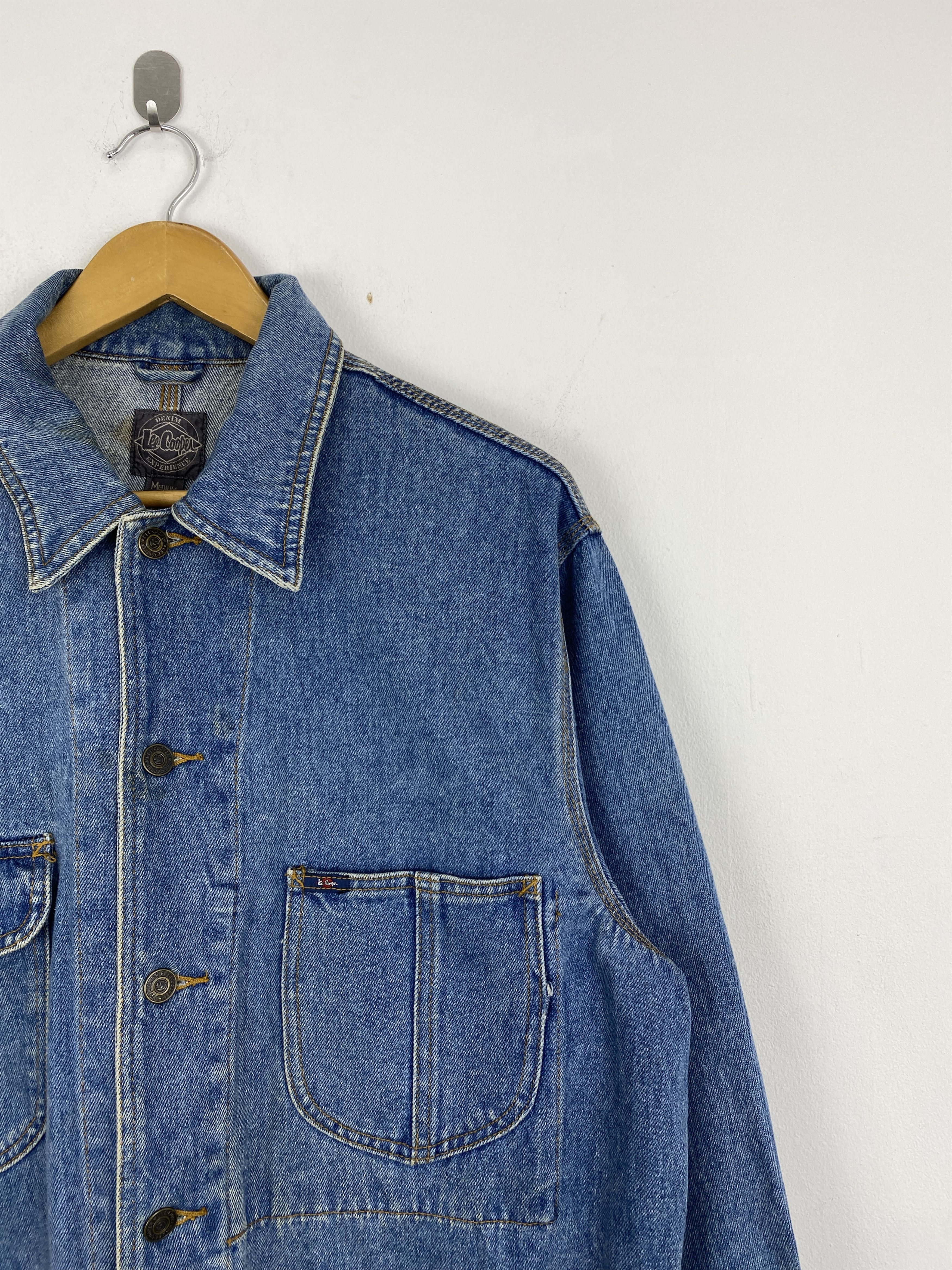 If Six Was Nine Vintage Lee Cooper Button Up Denim Jacket J2046 Size US M / EU 48-50 / 2 - 9 Thumbnail