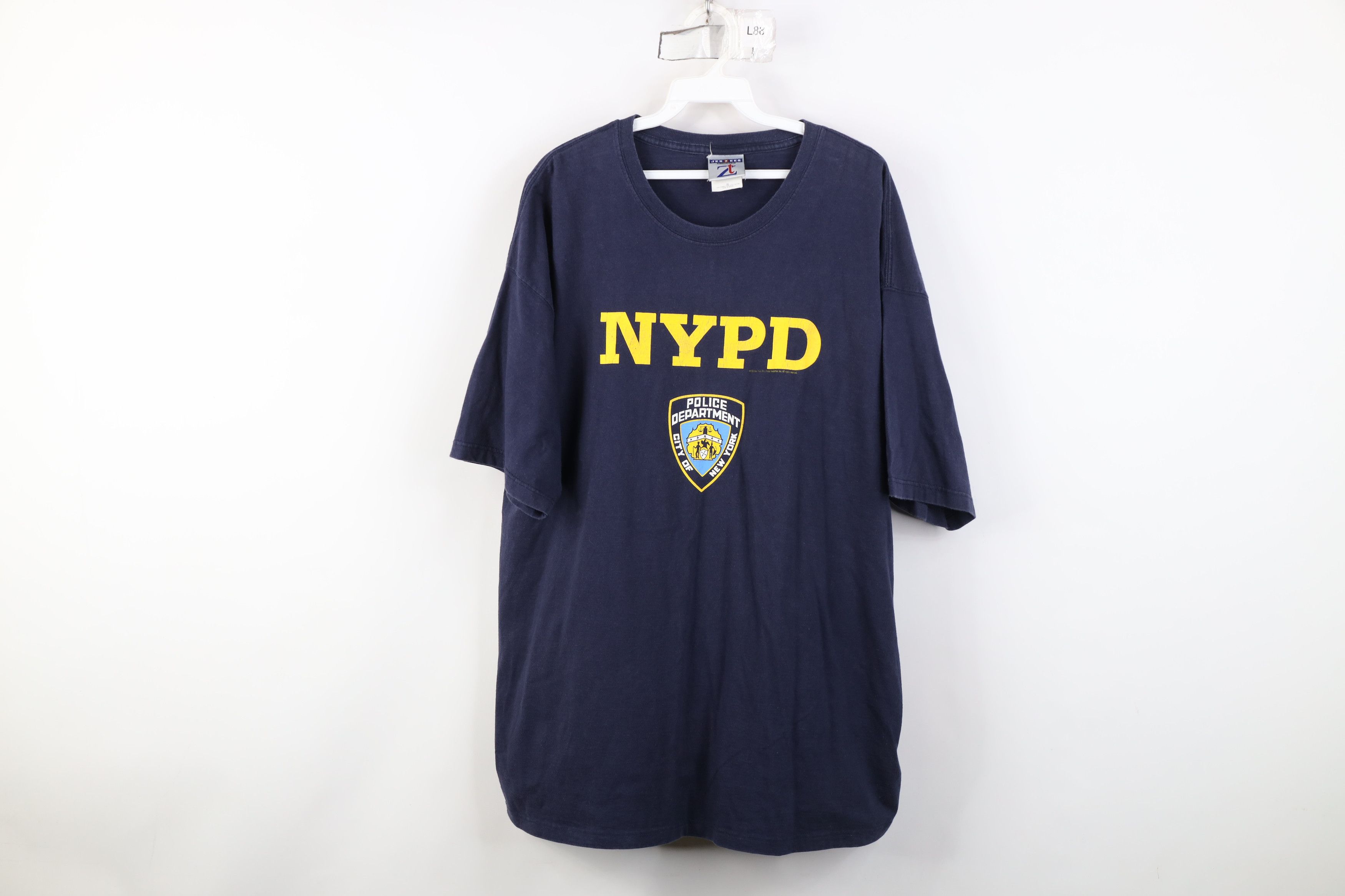 Vintage Vintage Y2K 2001 New York Department Heavyweight T-Shirt Size US XL / EU 56 / 4 - 1 Thumbnail