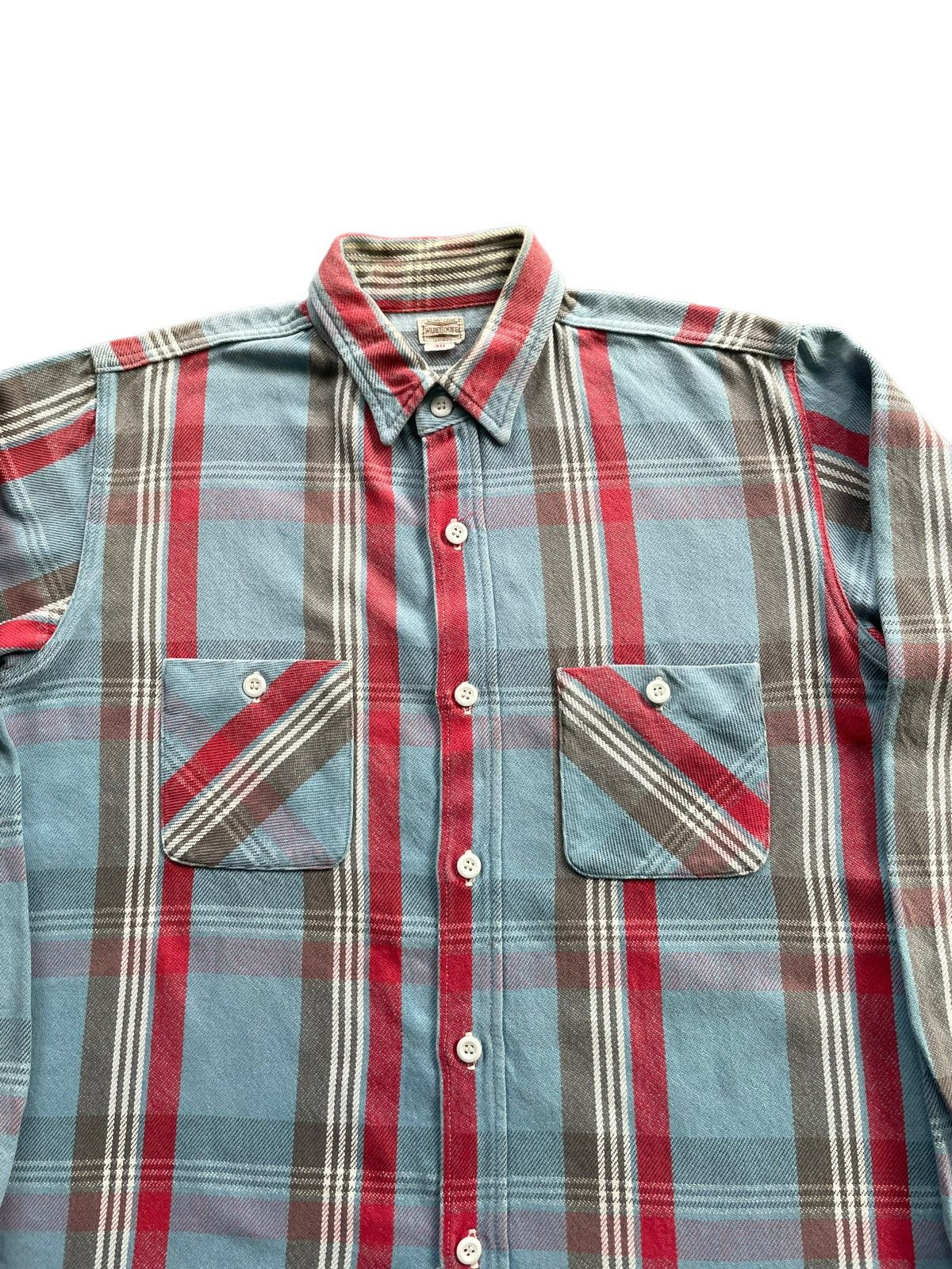 Warehouse Vintage Warehouse Sanforized Flannel Shirt Size US L / EU 52-54 / 3 - 3 Thumbnail