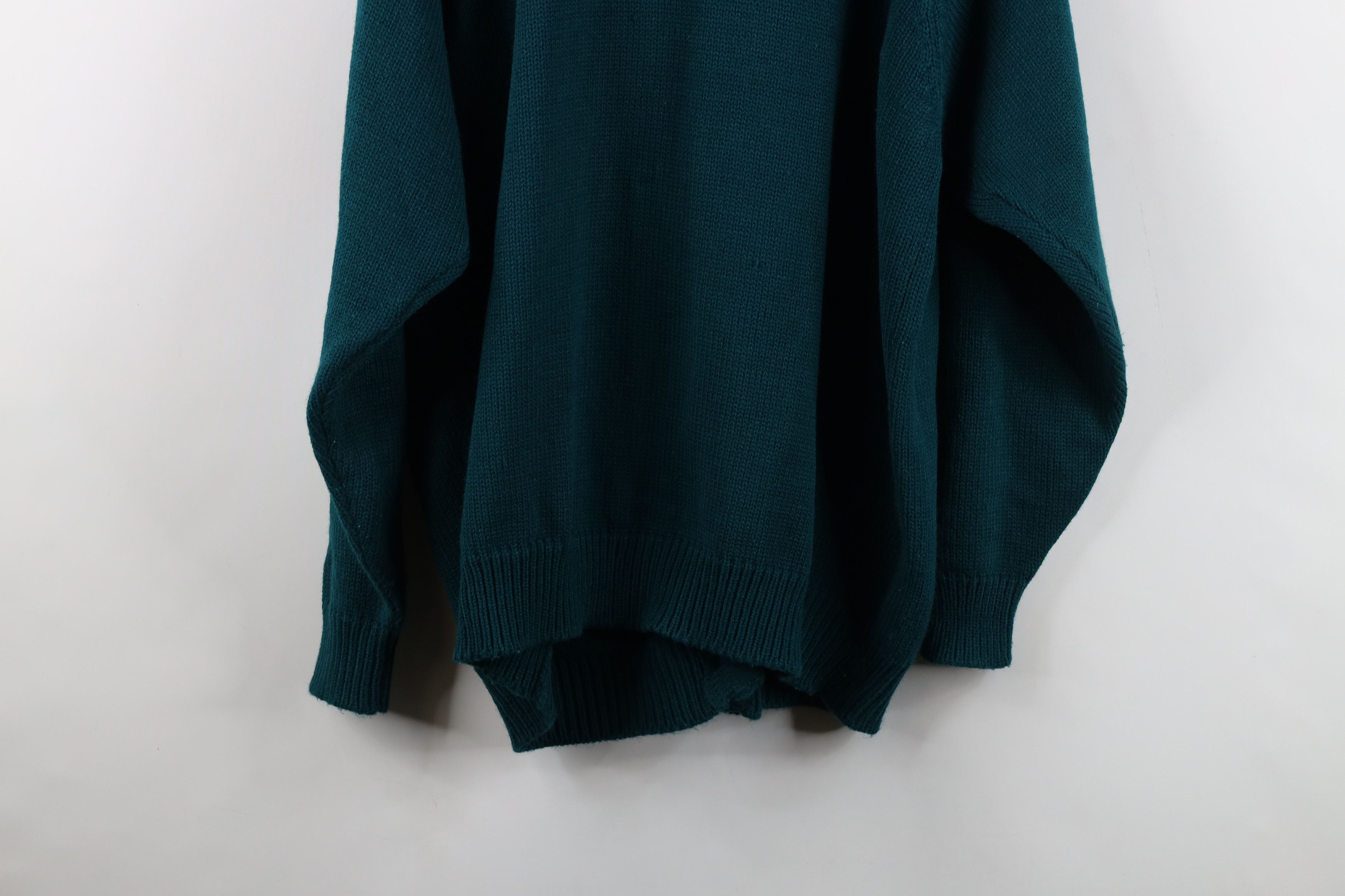 Vintage Vintage 90s Streetwear Knit Button Cardigan Sweater Green Size XL / US 12-14 / IT 48-50 - 11 Thumbnail