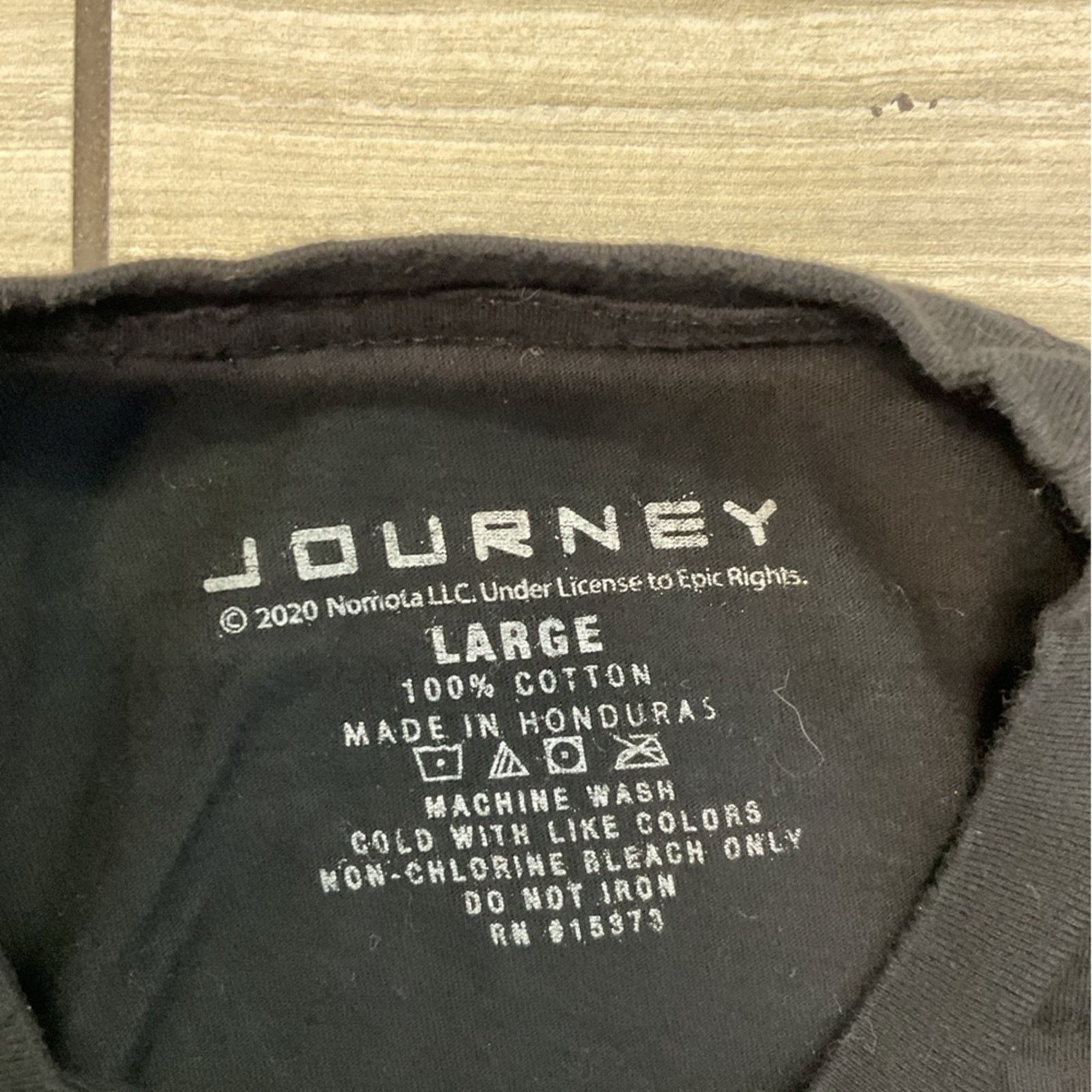 Vintage Journey Concert Replica Black T-Shirt Size US L / EU 52-54 / 3 - 6 Thumbnail