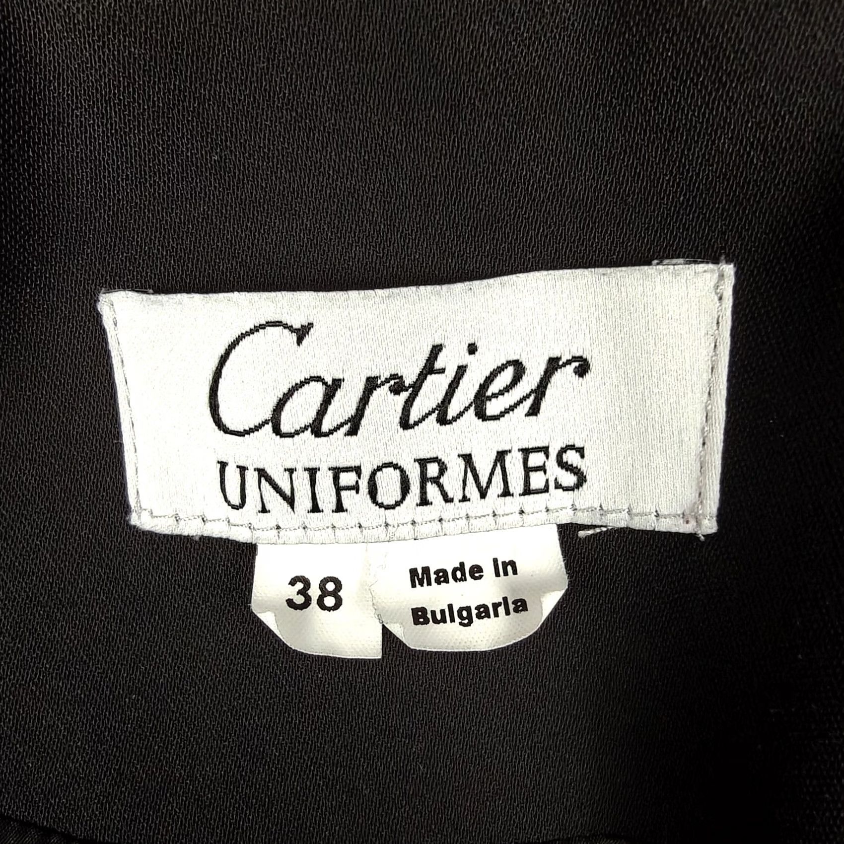 Cartier Cartier Blazer Womens 38 Black One-Button Lined Jacket Office Workwear Vintage? Size XS / US 0-2 / IT 36-38 - 3 Thumbnail