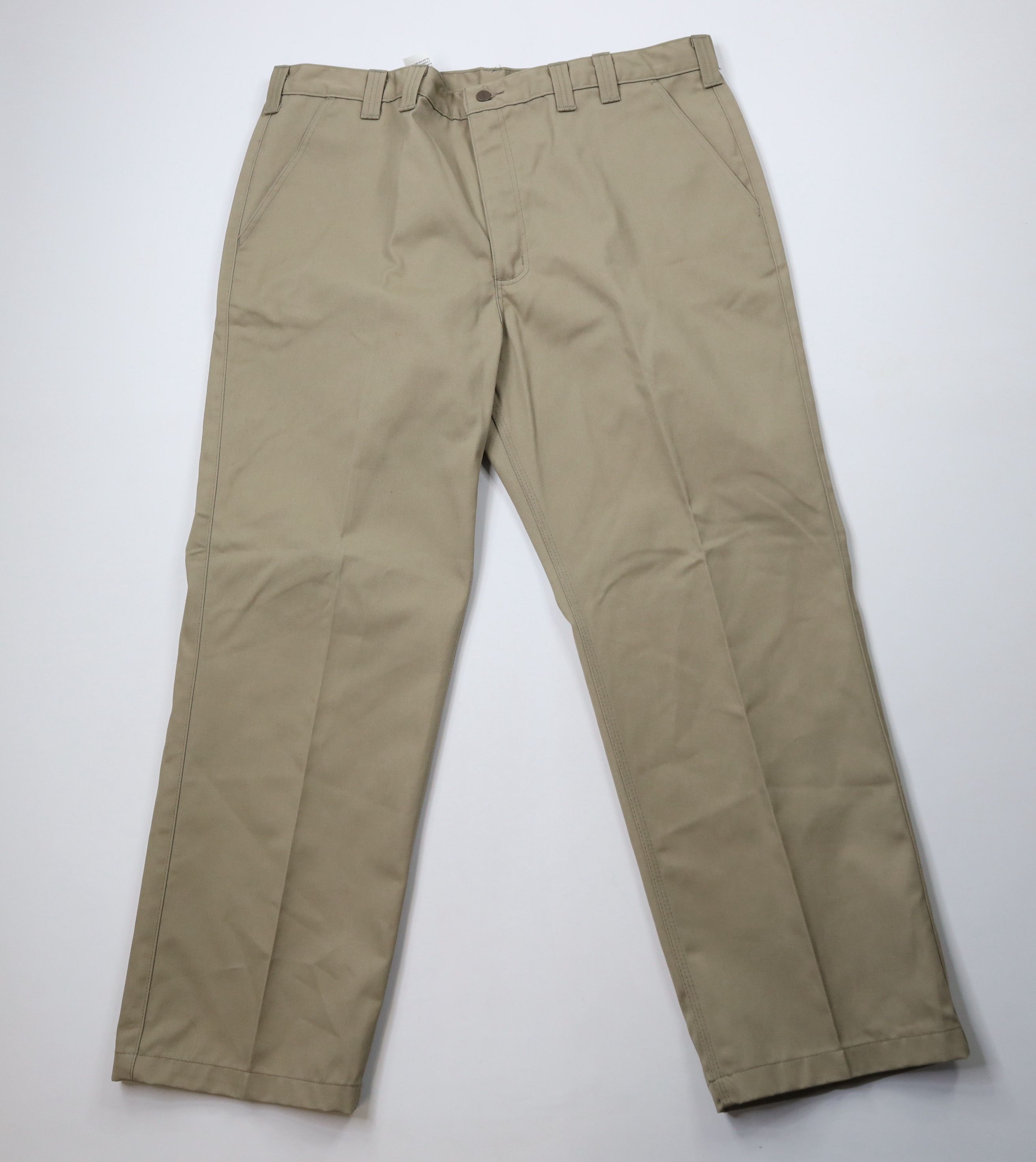 Carhartt × Vintage Vintage 90s Carhartt Blended Twill Wide Leg Pants Khaki Size US 44 / EU 60 - 1 Thumbnail