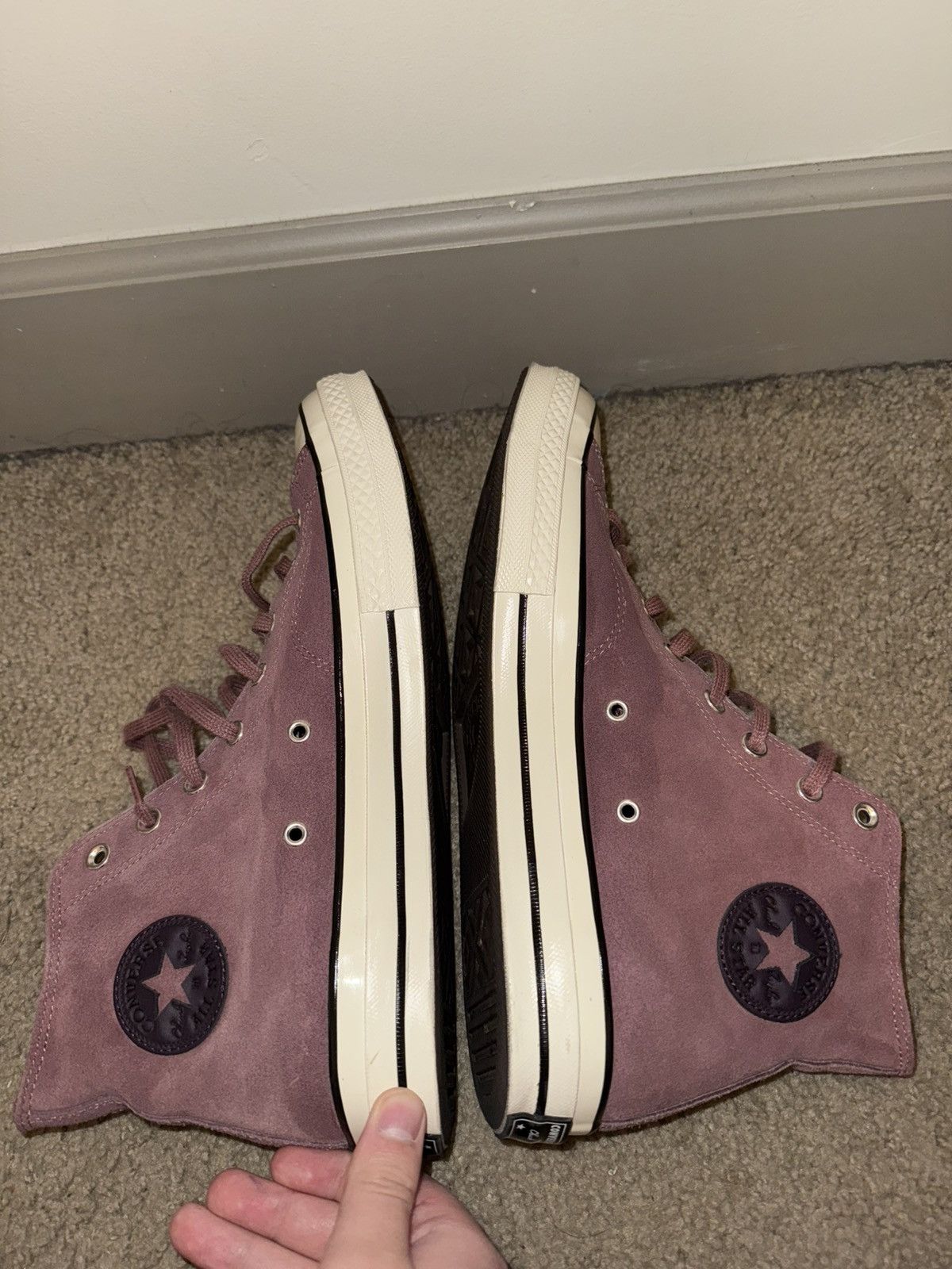 Converse Hightop Suede Sneakers Size US 11.5 / EU 44-45 - 5 Thumbnail