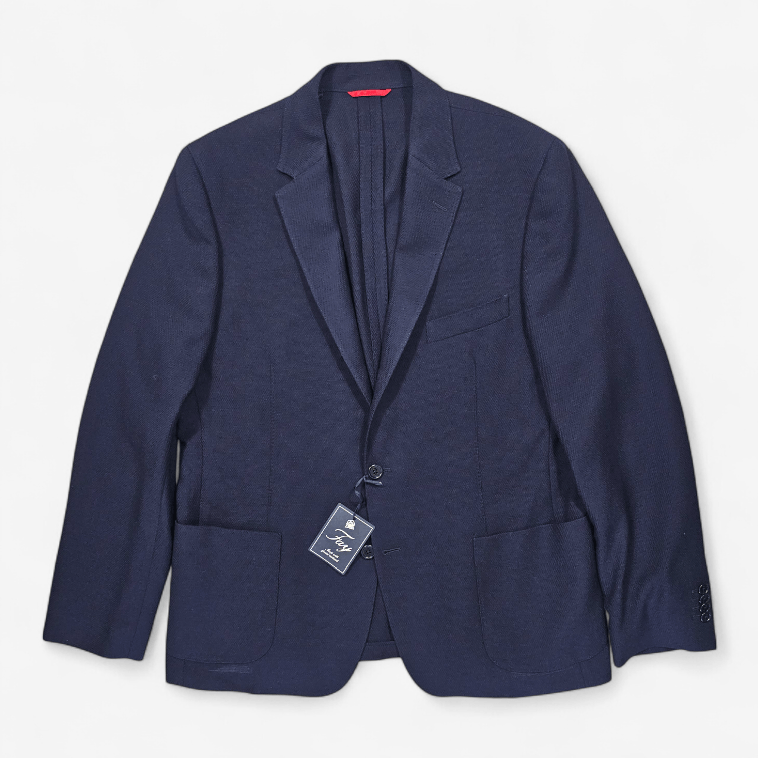 Fay NWT Fay Wool Blazer Unlined Size 56 Navy Size 46R - 2 Thumbnail