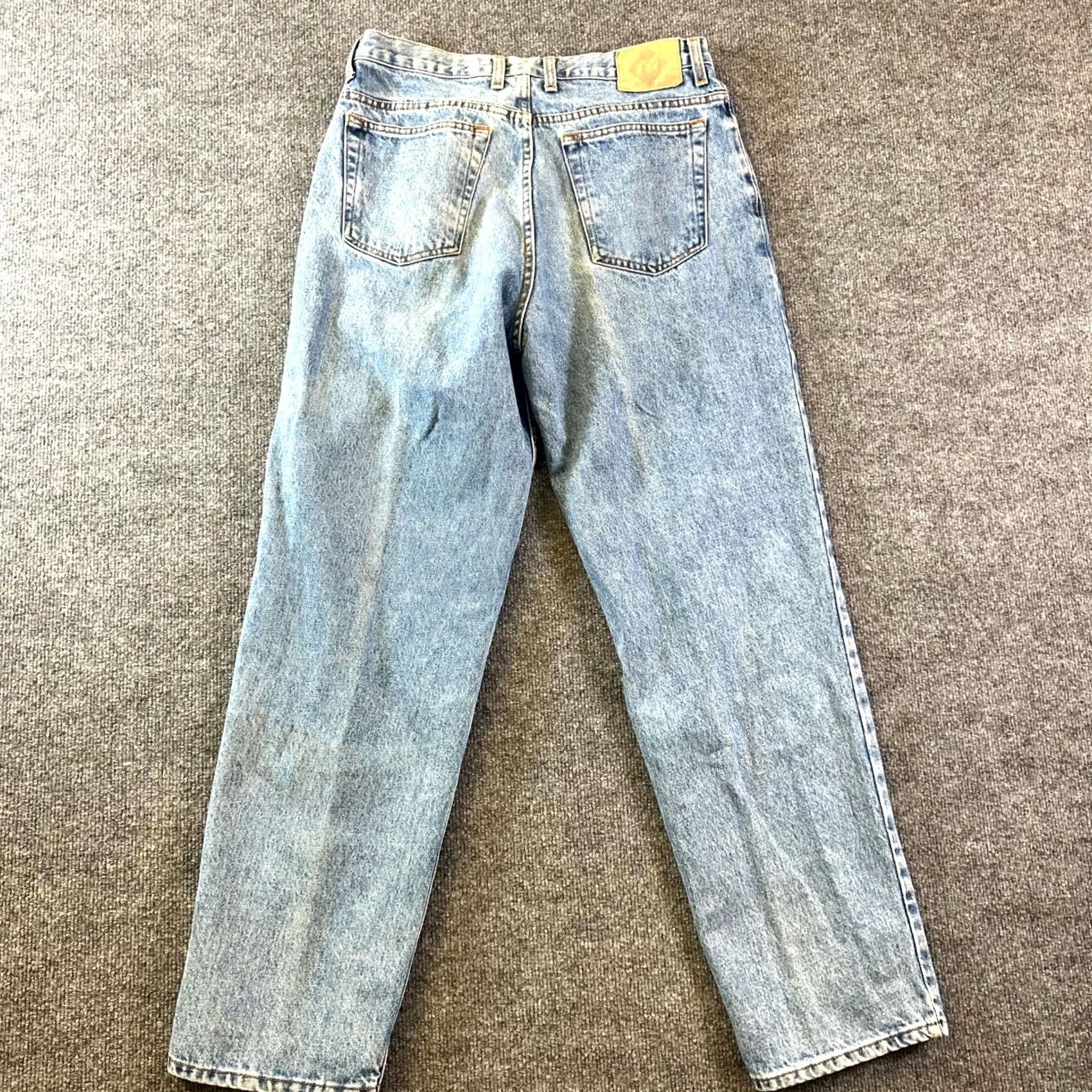 Vintage Members Mark Jeans - Classic Denim - 33x32 - Blue - Lightweight - Grunge Streetwear Size US 33 - 2 Thumbnail