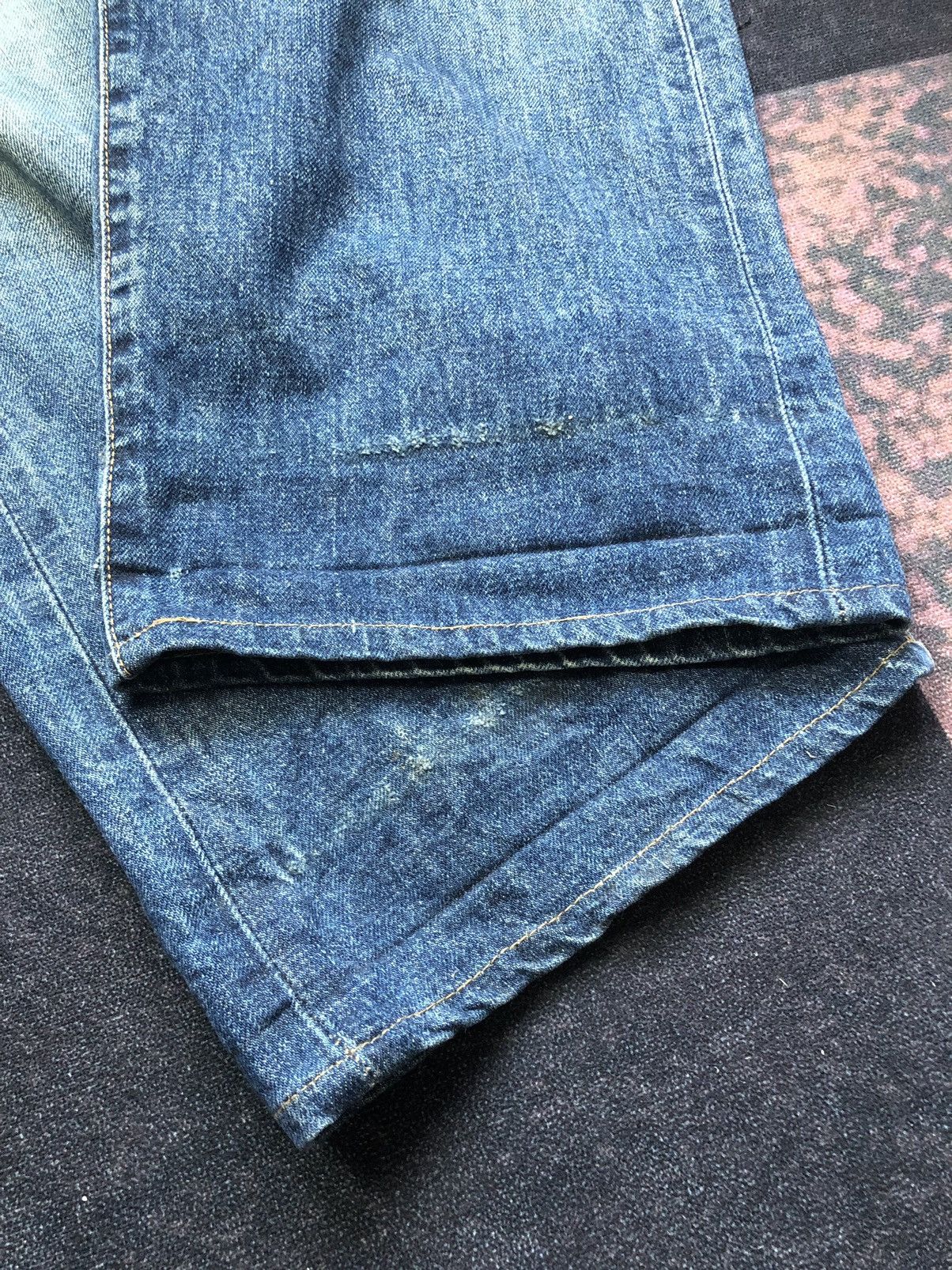 If Six Was Nine Vintage 80s Bobson Lot 512 Distressed Baggy Jeans Size US 38 / EU 54 - 12 Thumbnail