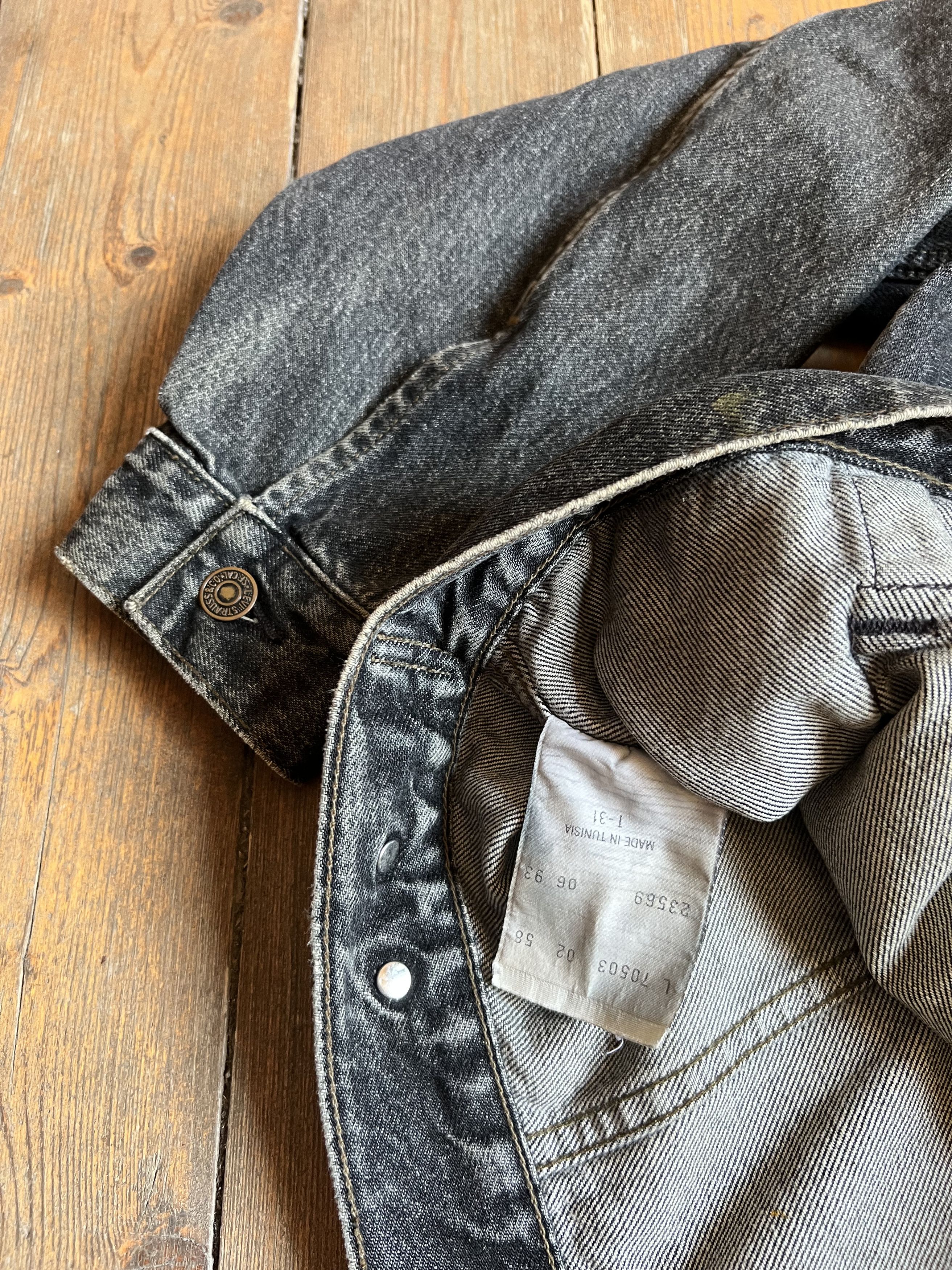 Levi's Vintage Clothing Levis Vintage Mushroom Giratinha Weed Heavy Denim Jacket Size US L / EU 52-54 / 3 - 7 Thumbnail