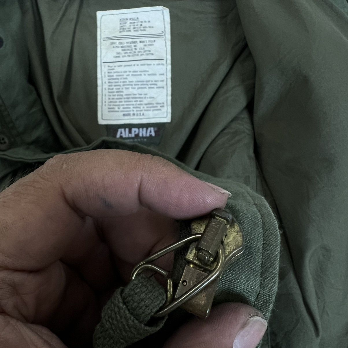 Alpha Industries 🔥80’s Vintage Alpha Industries USA Cold Weather Man’s Field Size US M / EU 48-50 / 2 - 20 Thumbnail