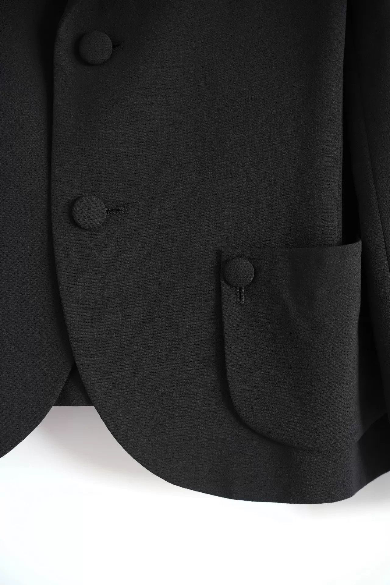 Yohji Yamamoto Yohji Yamamoto 05SS Noir Wool Blazer Bag Buttons 1 Size US S / EU 44-46 / 1 - 4 Thumbnail