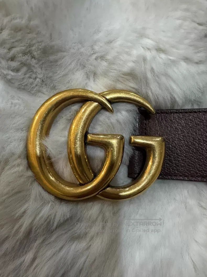 Saint Laurent Paris Saint Laurent Paris size 75 Double G Logo Printed Leather B Size ONE SIZE - 2 Thumbnail