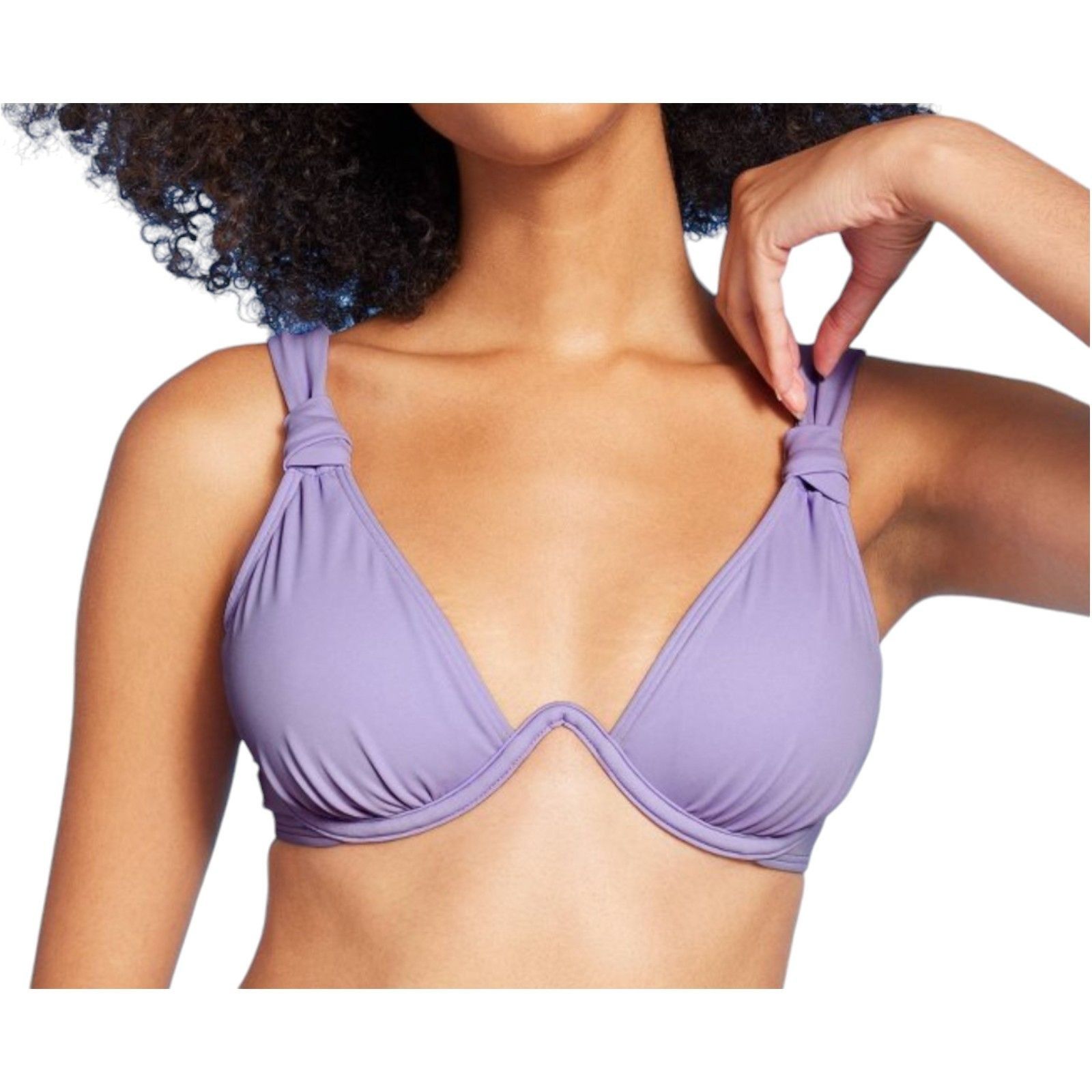 Other Shade & Shore - Women's Knot Detail Continuous Underwire Bik Size ONE SIZE - 1 Thumbnail
