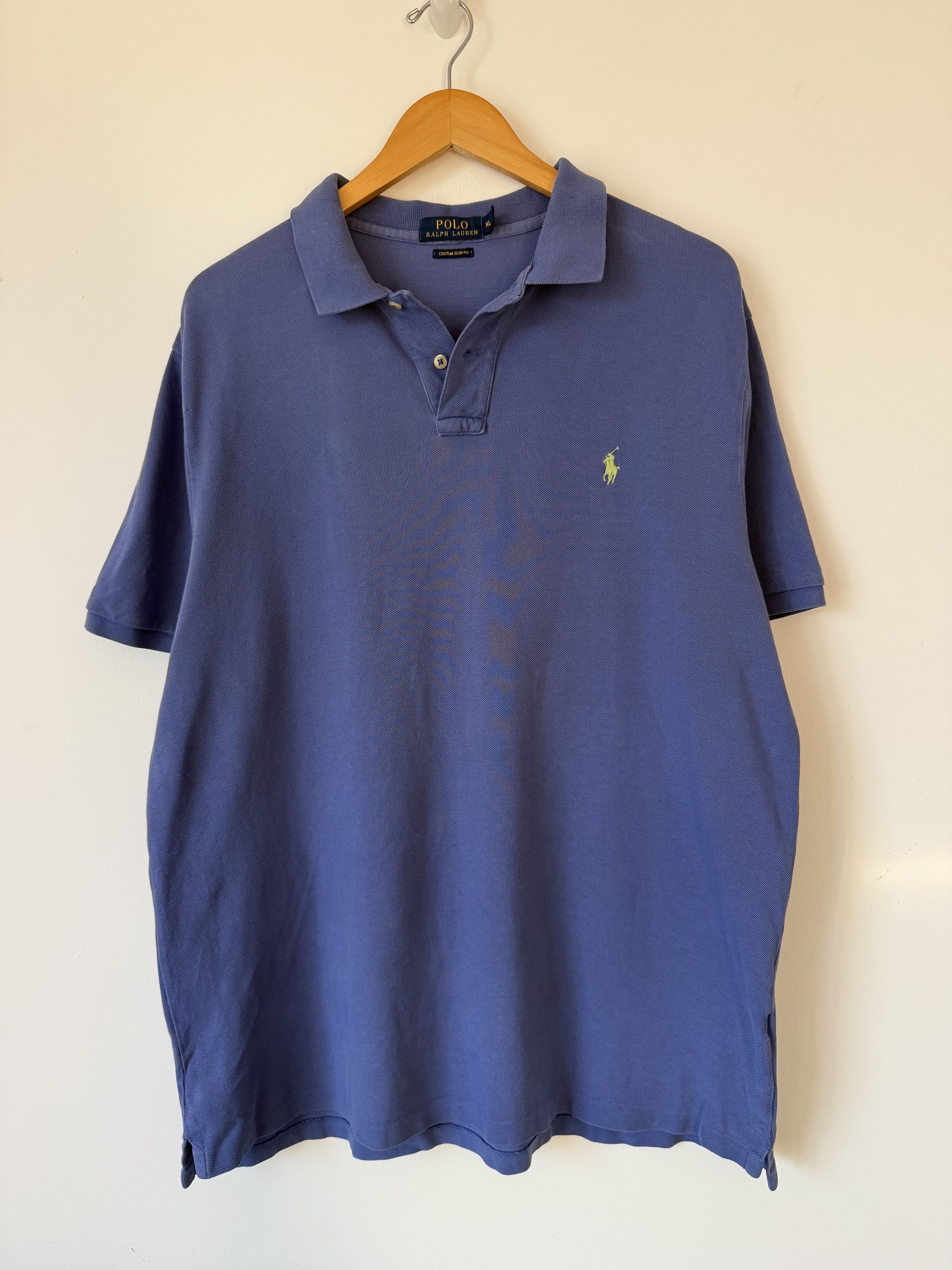 Polo Ralph Lauren Polo Ralph Lauren Custom Slim Fit Purple Polo Shirt Men’s XL Size US XL / EU 56 / 4 - 4 Thumbnail