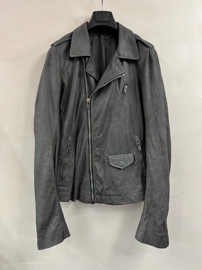 Rick Owens Rick Owens Biker Leather Jacket Size US XXS / EU 40 - 3 Thumbnail