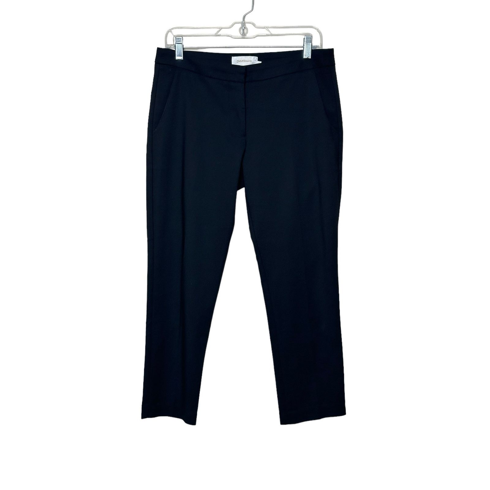 Zimmermann Zimmerman black dress cropped pants size 1 -US 6 Size 28" / US 6 / IT 42 - 12 Thumbnail