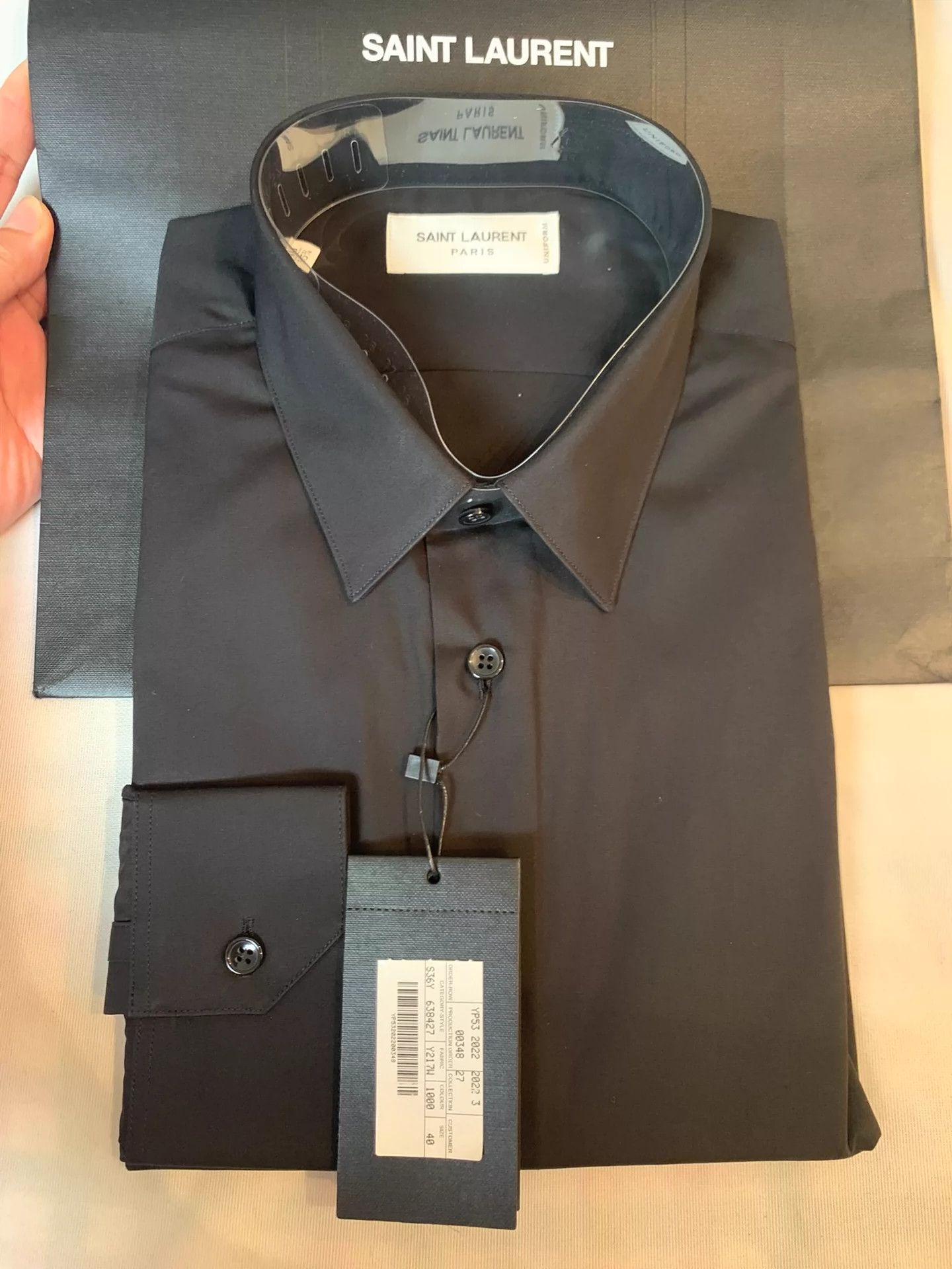 Saint Laurent Paris Saint Laurent Paris shirt Size US L / EU 52-54 / 3 - 1 Thumbnail