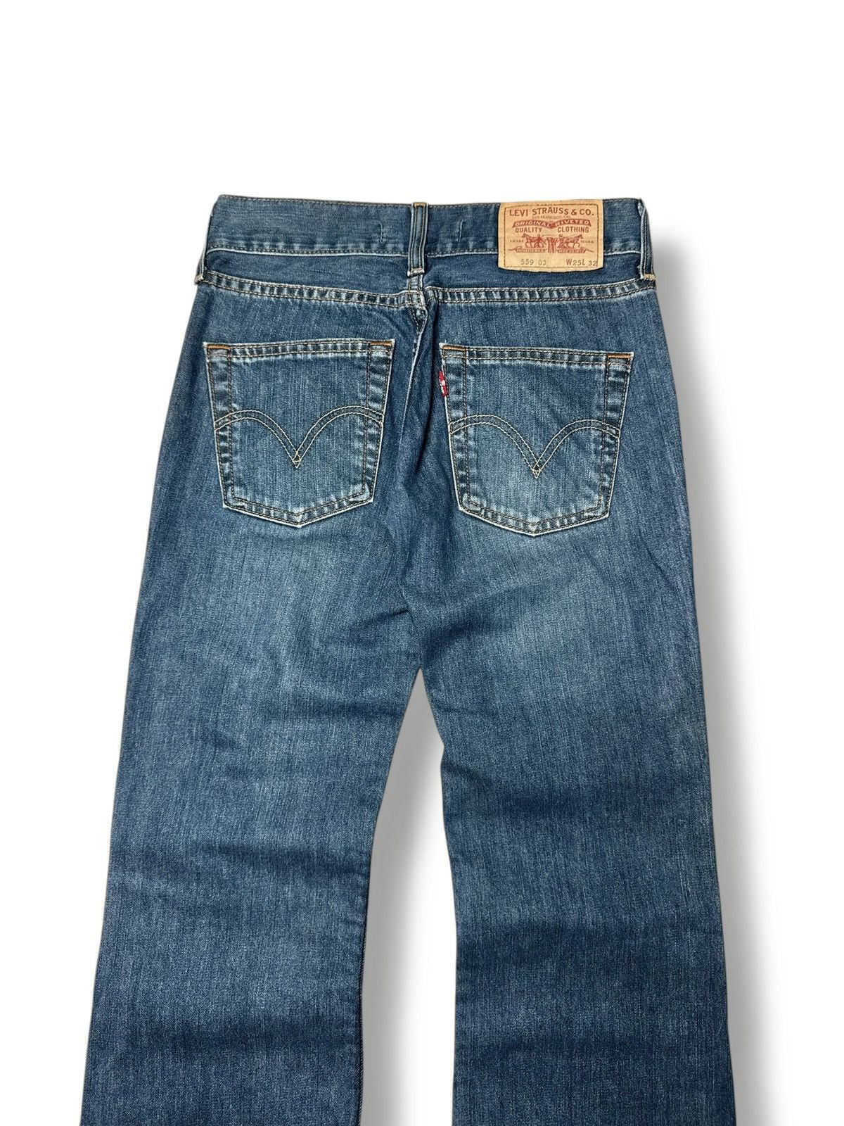 Levi's Vintage Levi's Bootcut Jeans Flared Avantgarde Y2K Japan Size 25" / US 0 / IT 36 - 4 Thumbnail