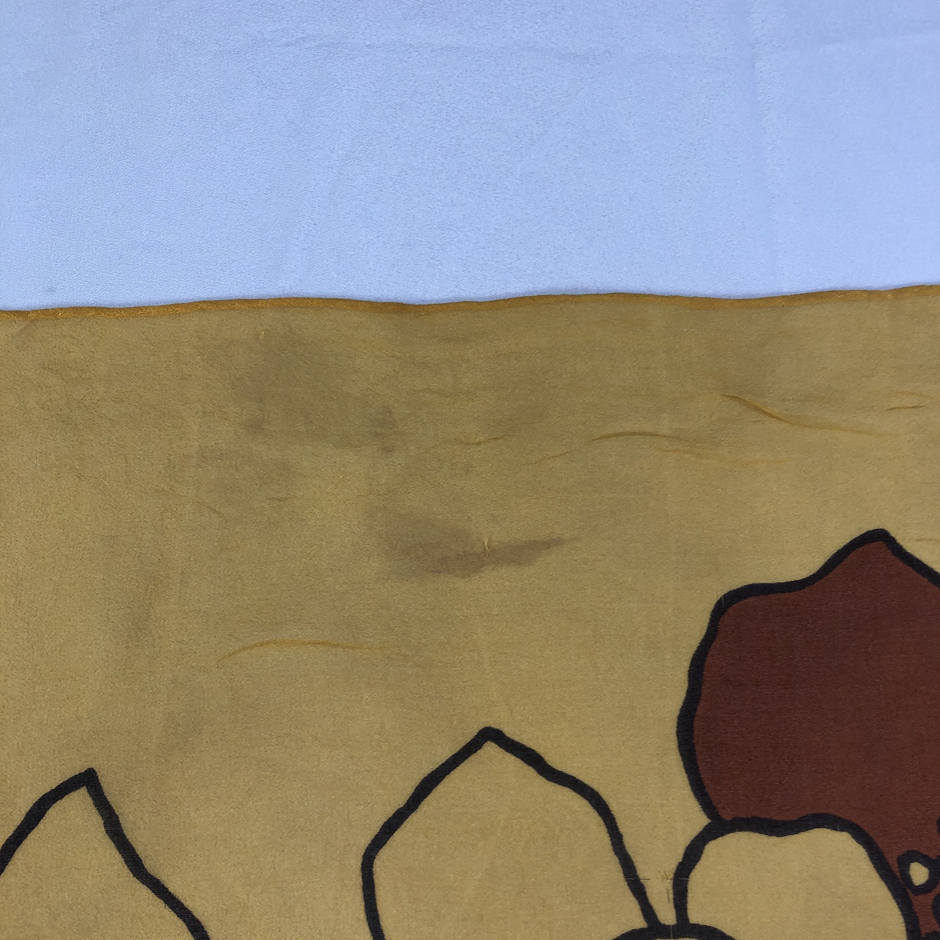 Vintage Vintage Silk Scarf Size ONE SIZE - 8 Thumbnail