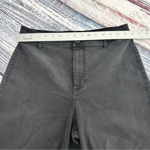 Other OAT New York High-Rise Black Wide-Leg Jeans Size 32" / US 10 / IT 46 - 8 Thumbnail